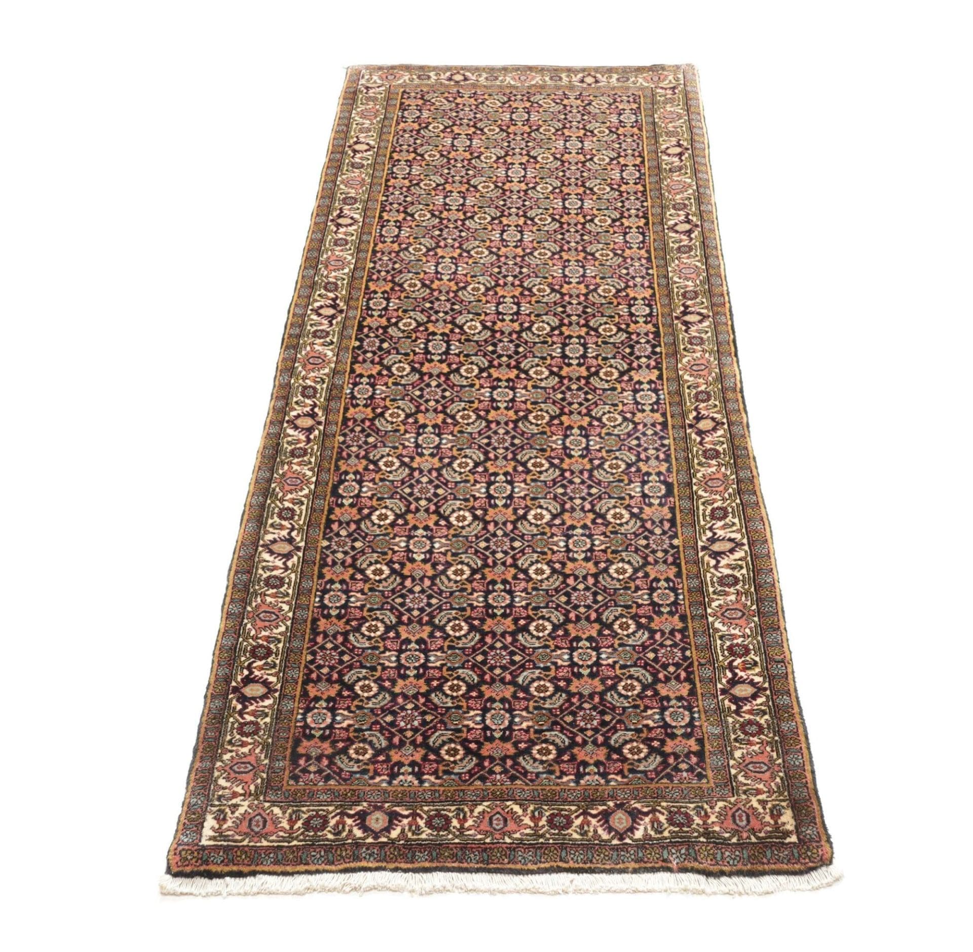 Handgeknüpfter Bijar Perserteppich 80 × 207 cm