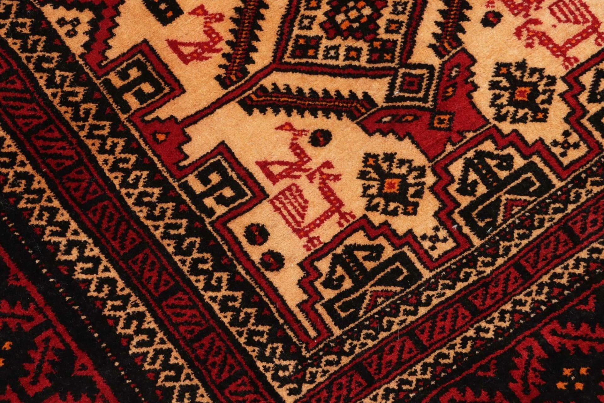 Handgeknüpfter Nain Perserteppich 103 × 208 cm
