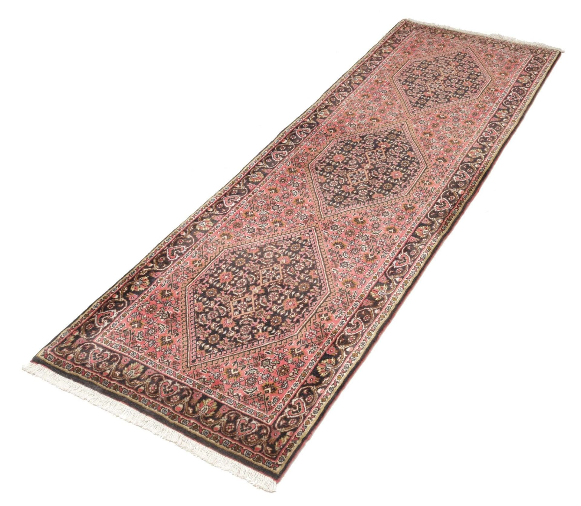 Handgeknüpfter Bijar Perserteppich, 69 × 208 cm, Wolle