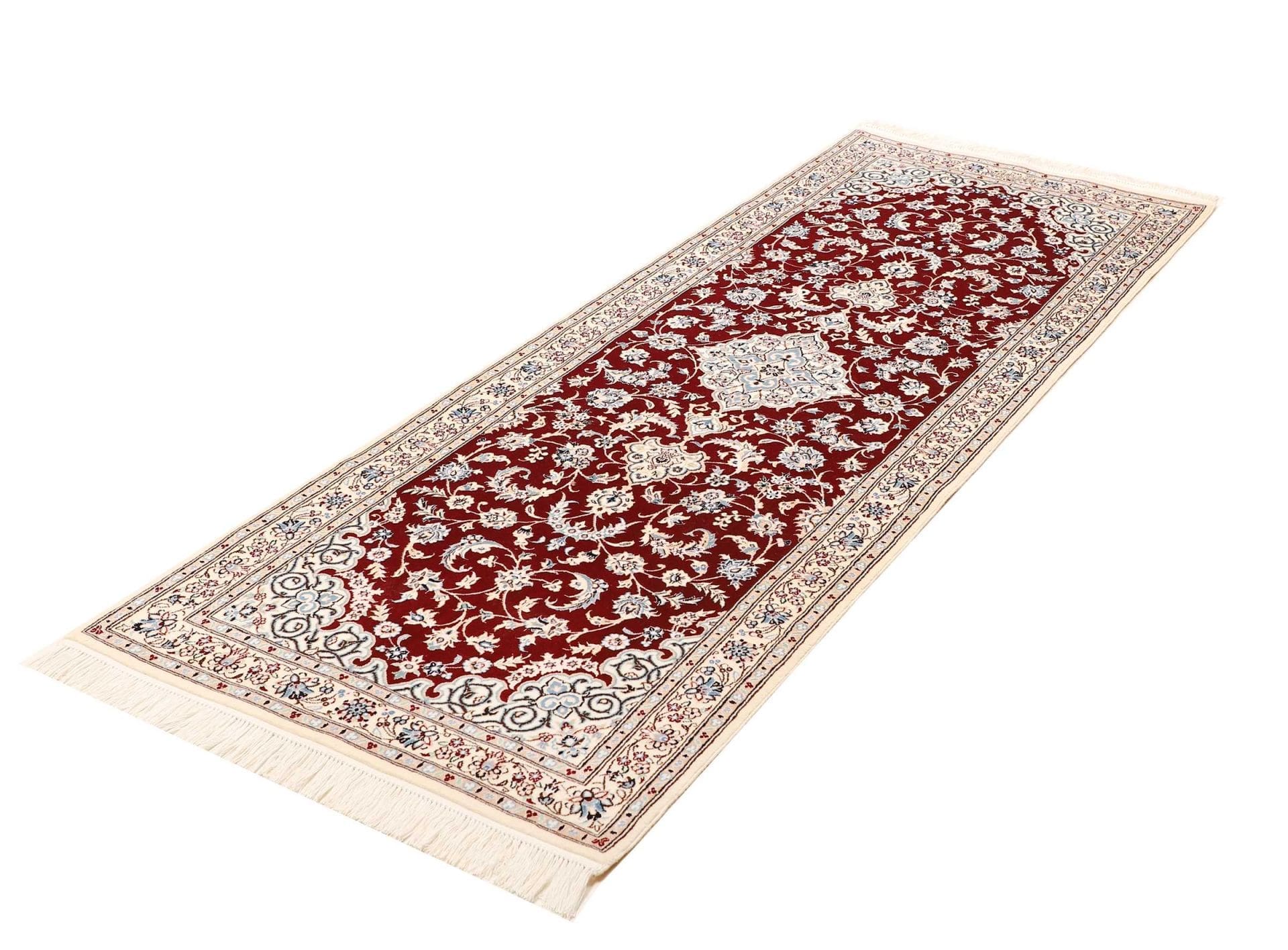 Handgeknüpfter Nain Perserteppich, 83 × 210 cm, Wolle
