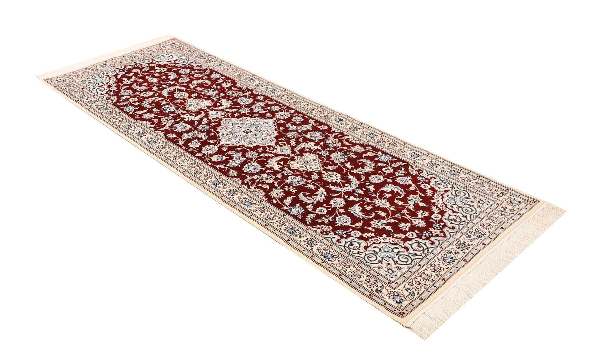 Handgeknüpfter Nain Perserteppich, 83 × 210 cm, Wolle