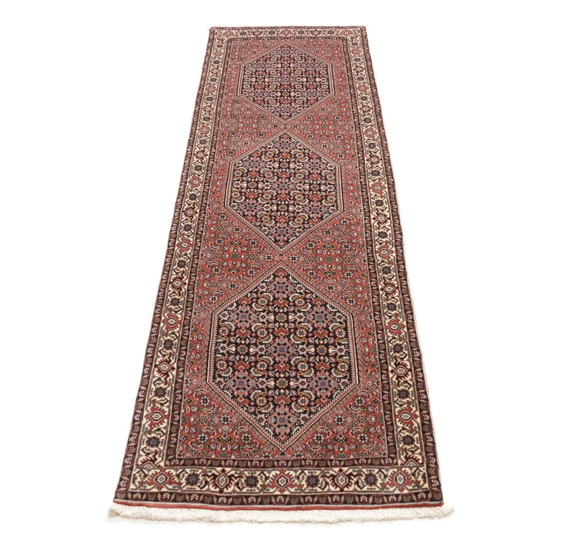 Bijar Perserteppich aus Iran, 75 × 251 cm