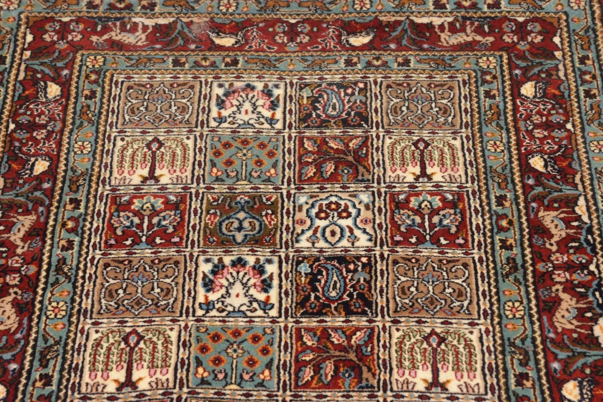 Handgeknüpfter Moud Perserteppich, 83 × 288 cm, Wolle