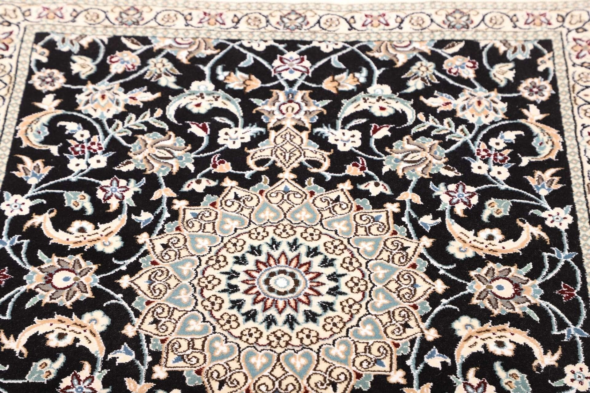 Handgeknüpfter Nain Perserteppich, 95 × 294 cm, Wolle