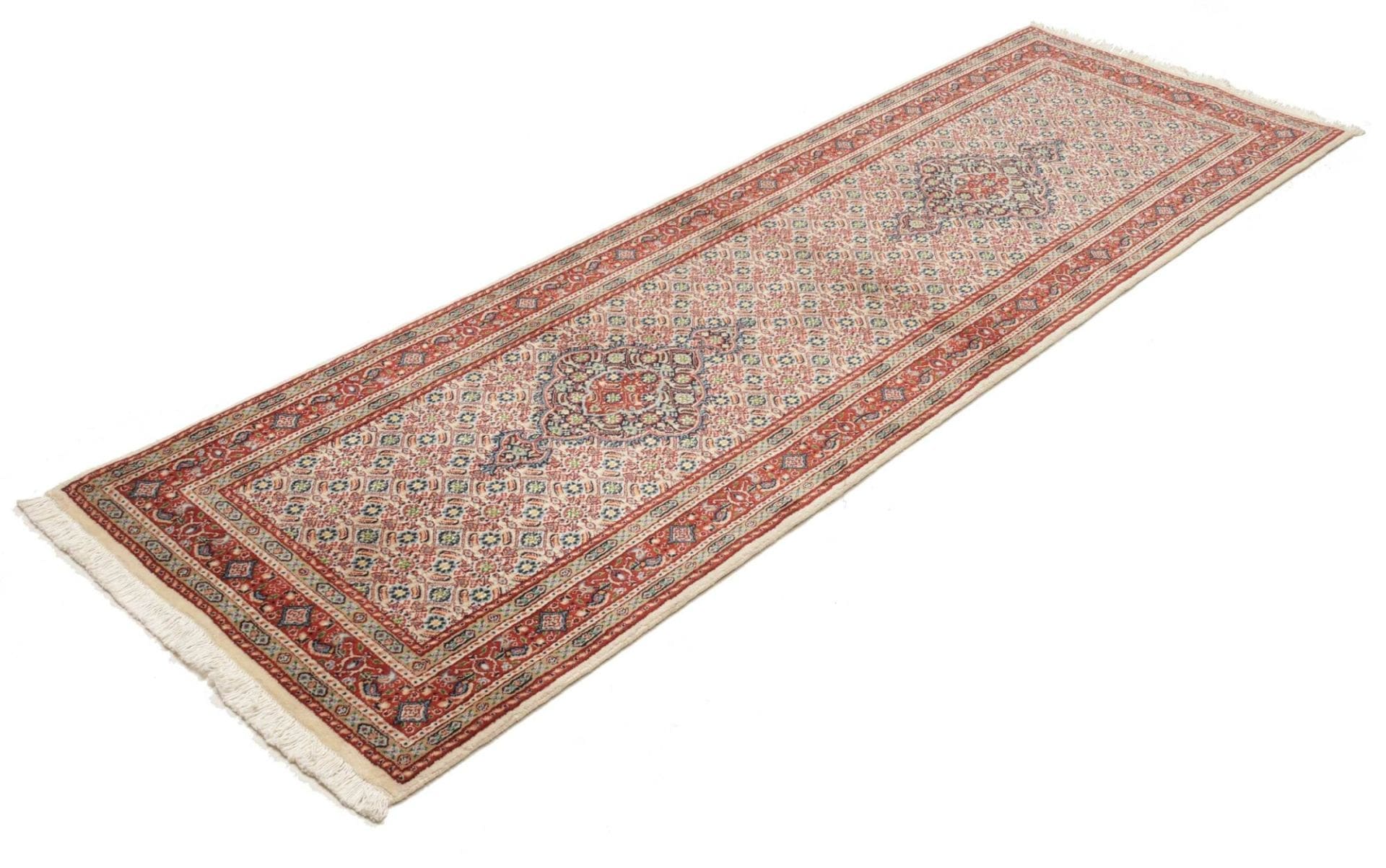 Moud Perserteppich 79 × 235 cm aus Wolle, handgeknüpft