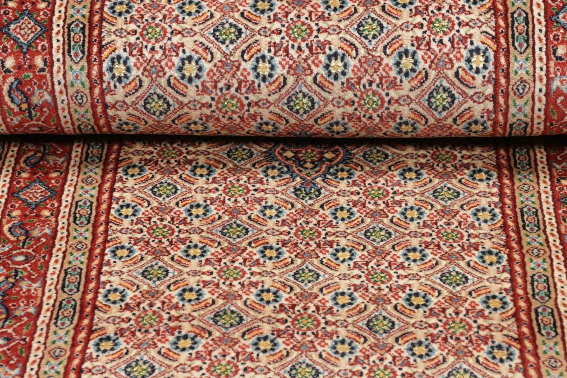 Moud Perserteppich 79 × 235 cm aus Wolle, handgeknüpft