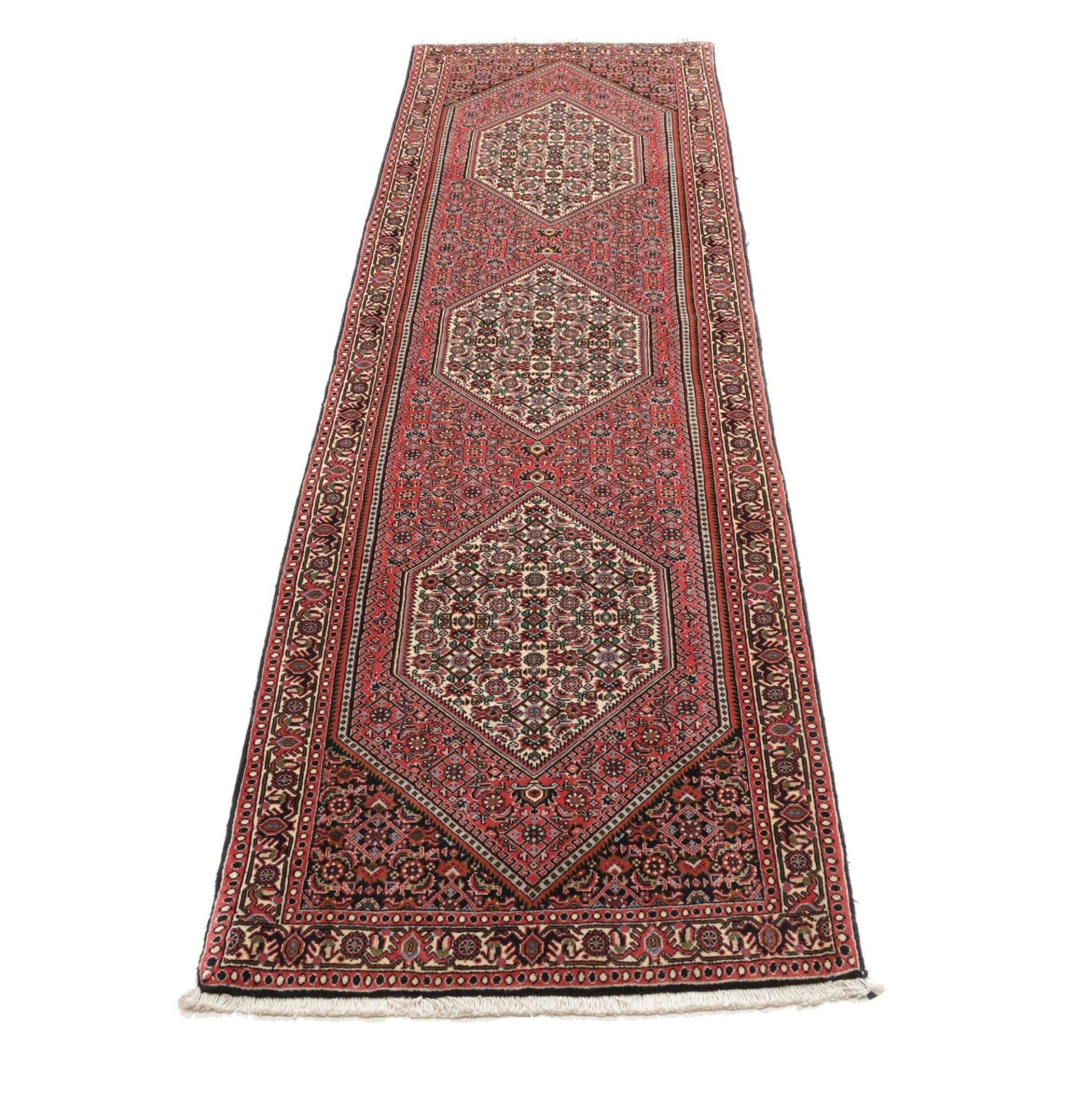 Bijar Perserteppich aus Iran, 80 × 267 cm