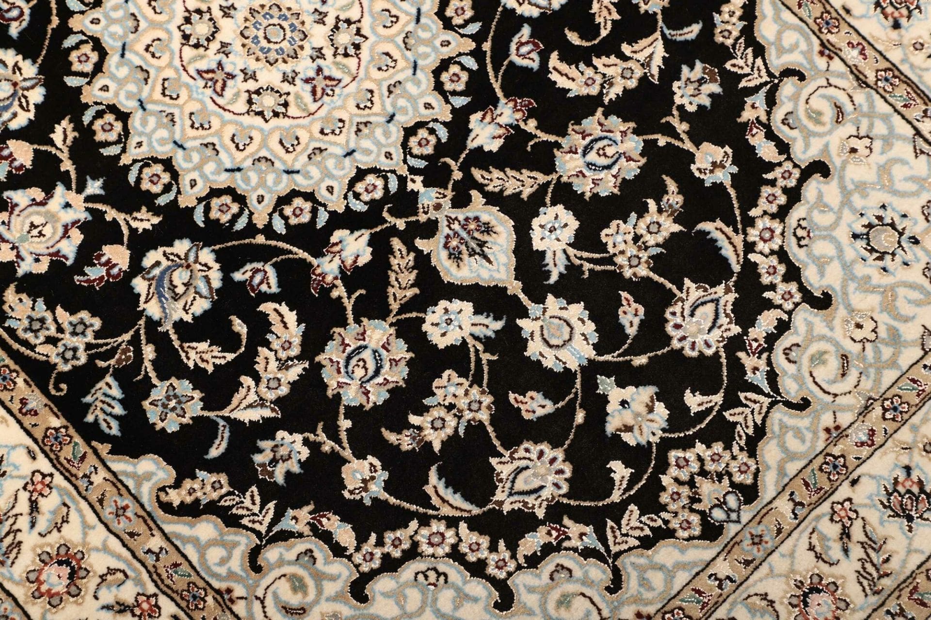 Handgeknüpfter Nain Perserteppich 84 × 219 cm