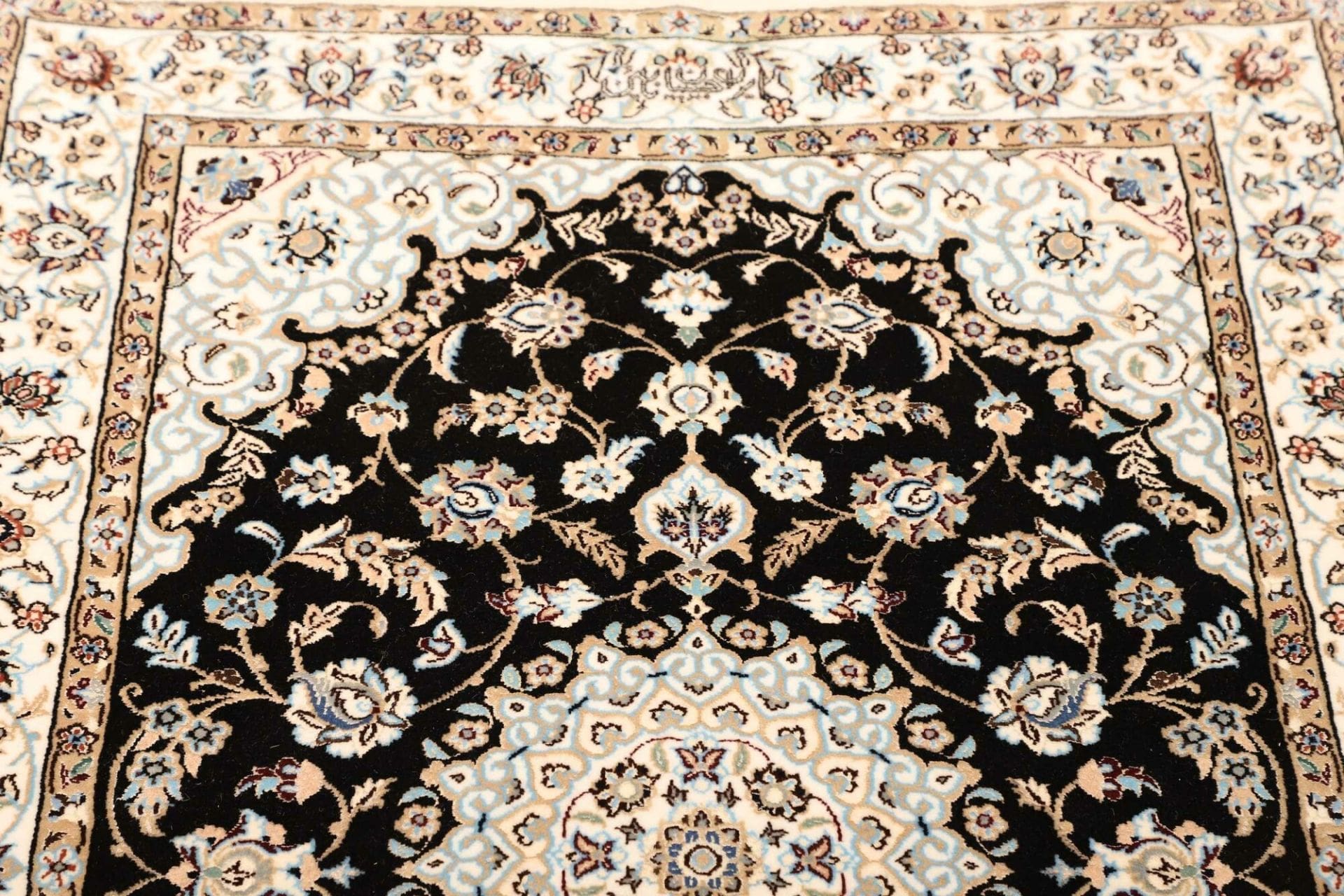 Handgeknüpfter Nain Perserteppich 84 × 219 cm