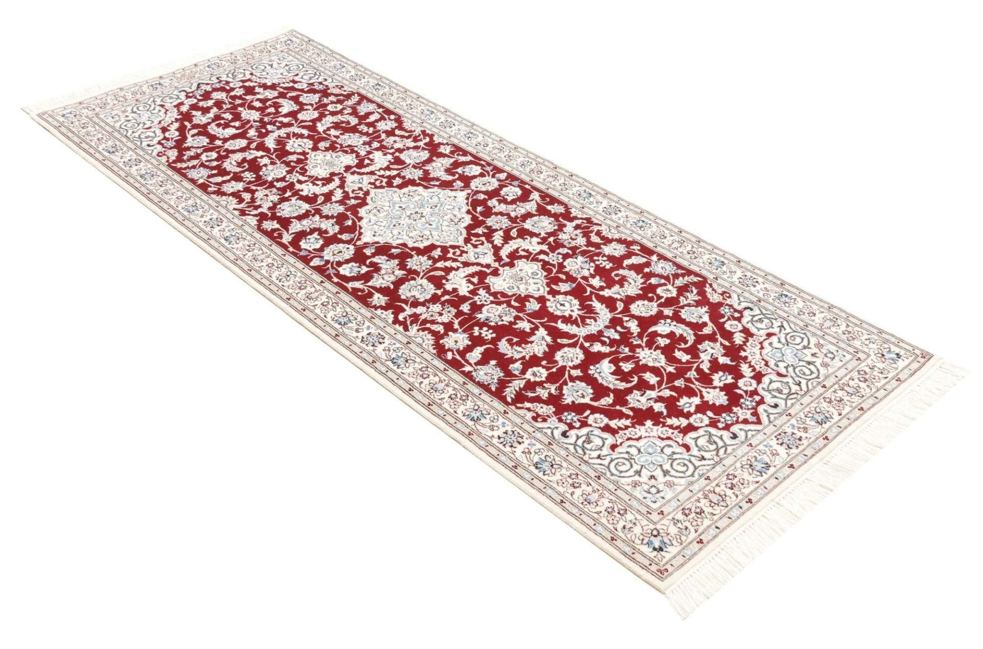 Handgeknüpfter Nain Perserteppich 81 × 210 cm