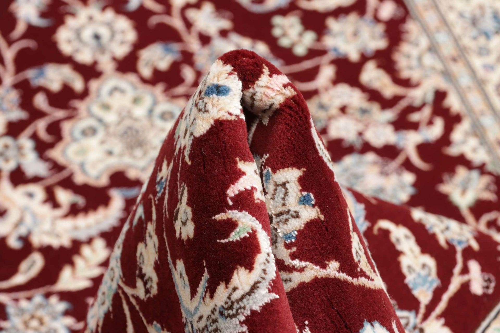 Handgeknüpfter Nain Perserteppich 81 × 210 cm