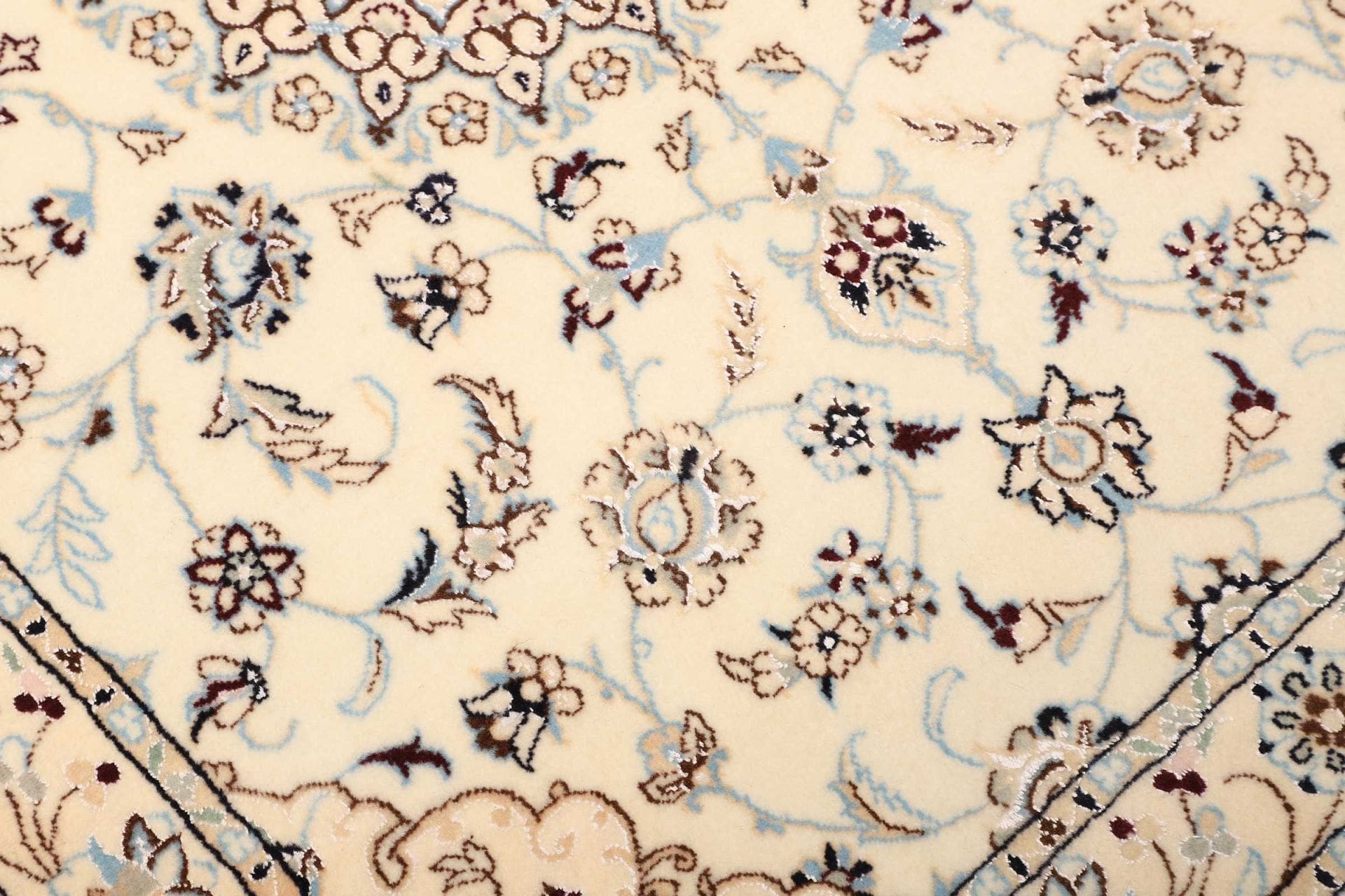 Nain Perserteppich 90 × 400 cm aus Wolle, handgeknüpft