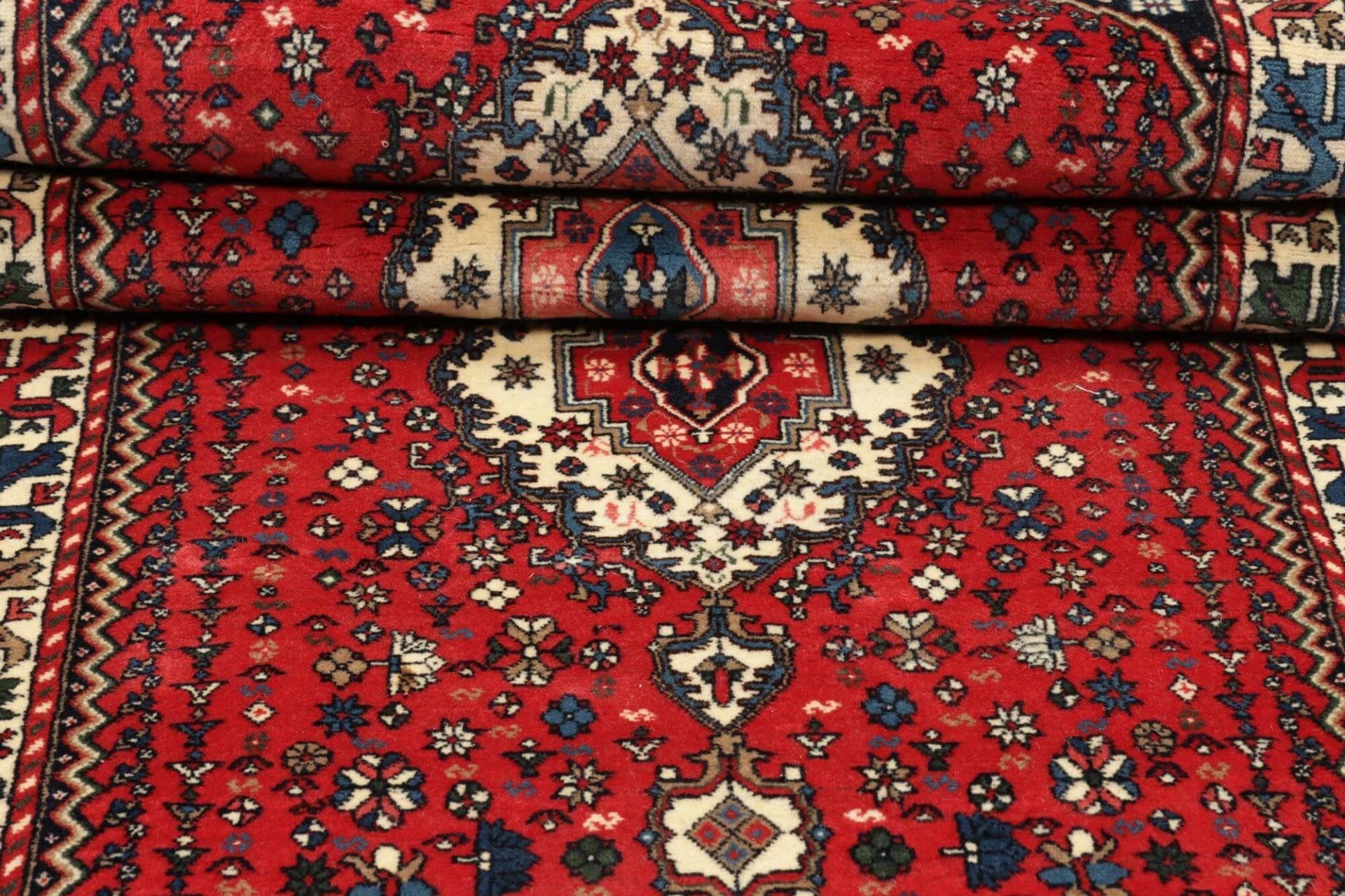 Perserteppich 86 × 308 cm aus Wolle, handgeknüpft