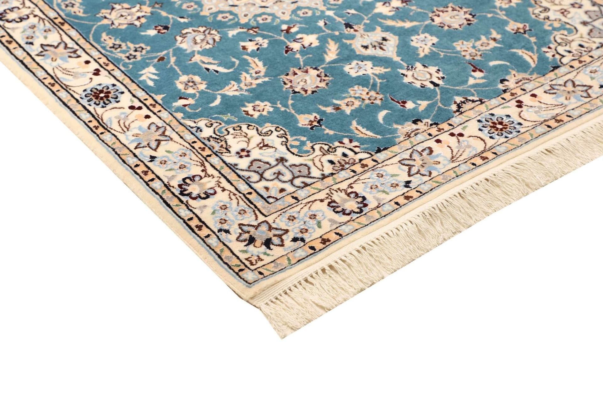 Handgeknüpfter Nain Perserteppich 93 × 309 cm