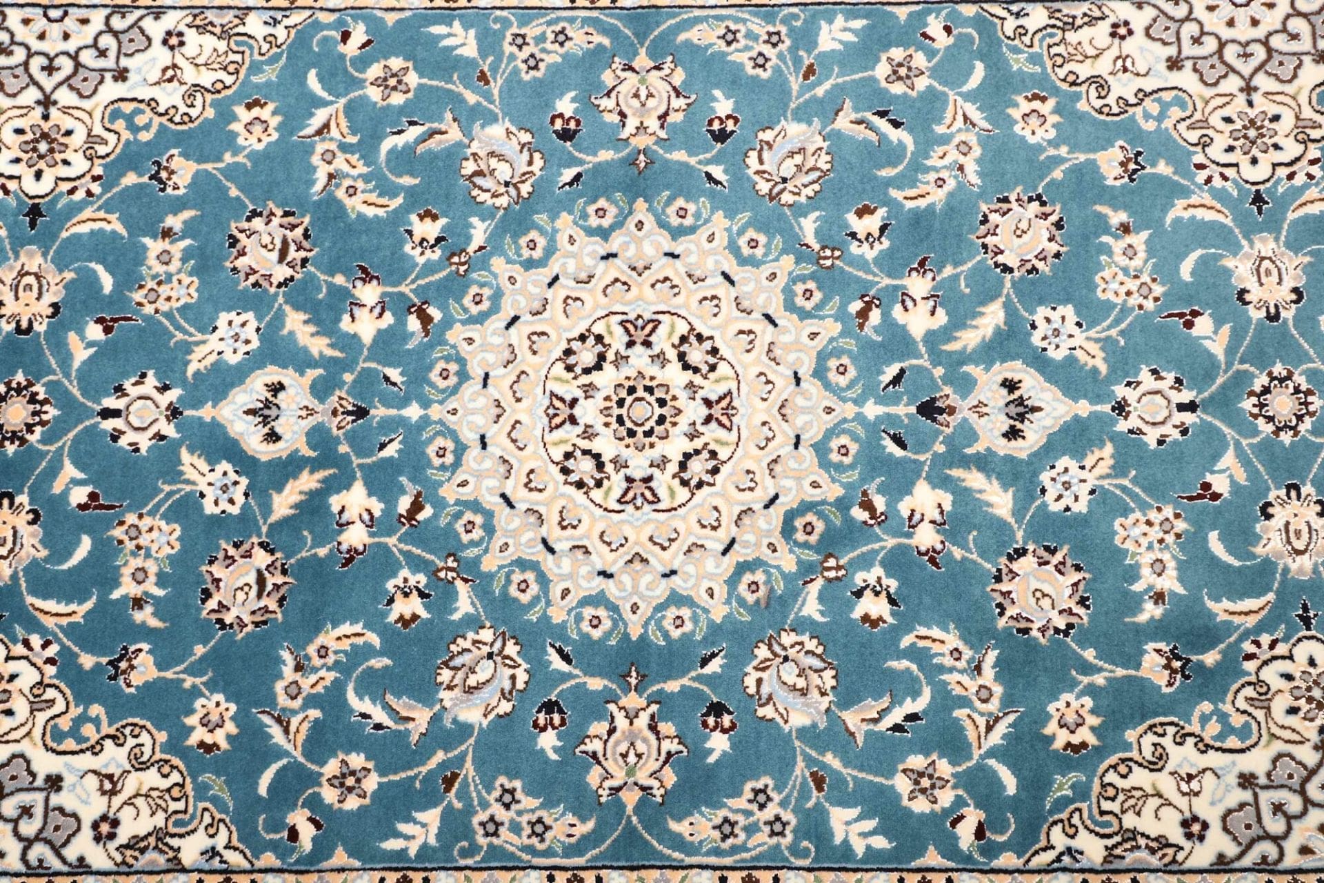 Handgeknüpfter Nain Perserteppich 93 × 309 cm