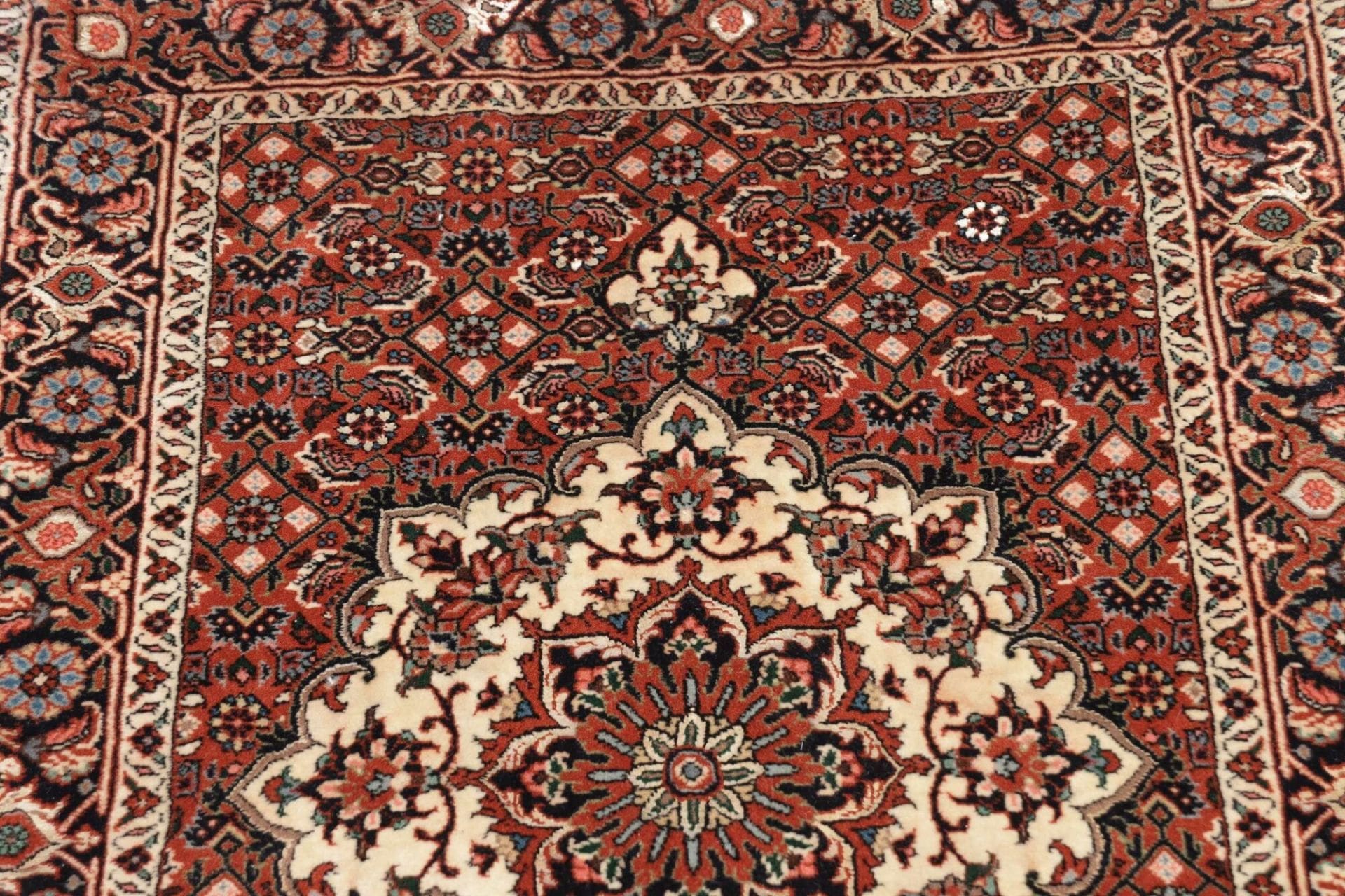 Handgeknüpfter Bijar Perserteppich 78 × 310 cm
