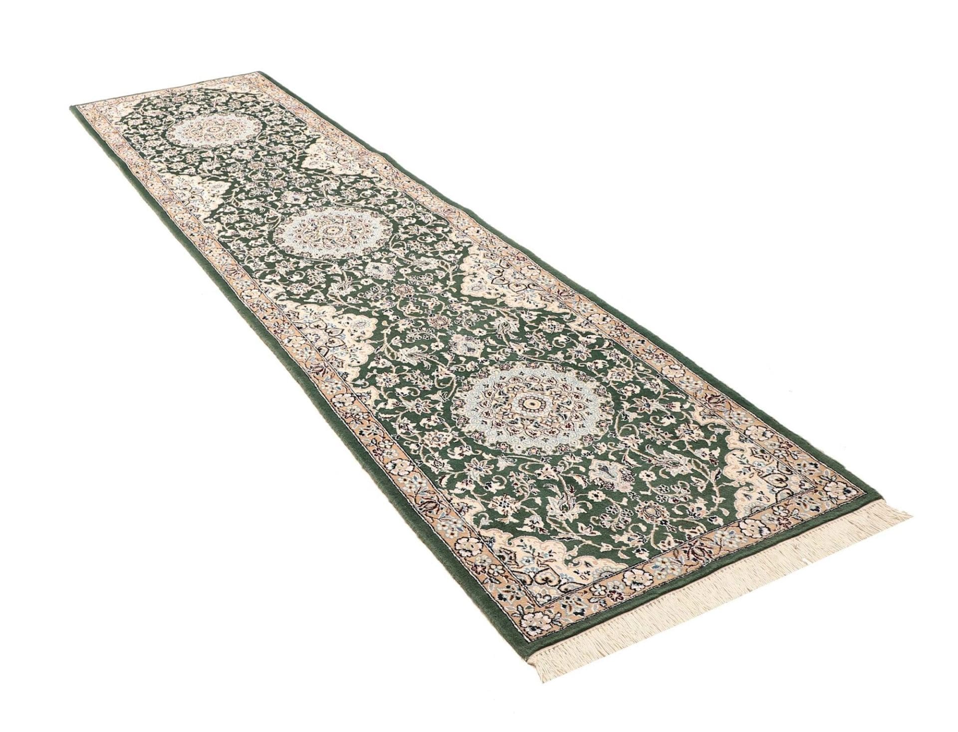 Nain Perserteppich 83 × 303 cm aus Wolle, handgeknüpft