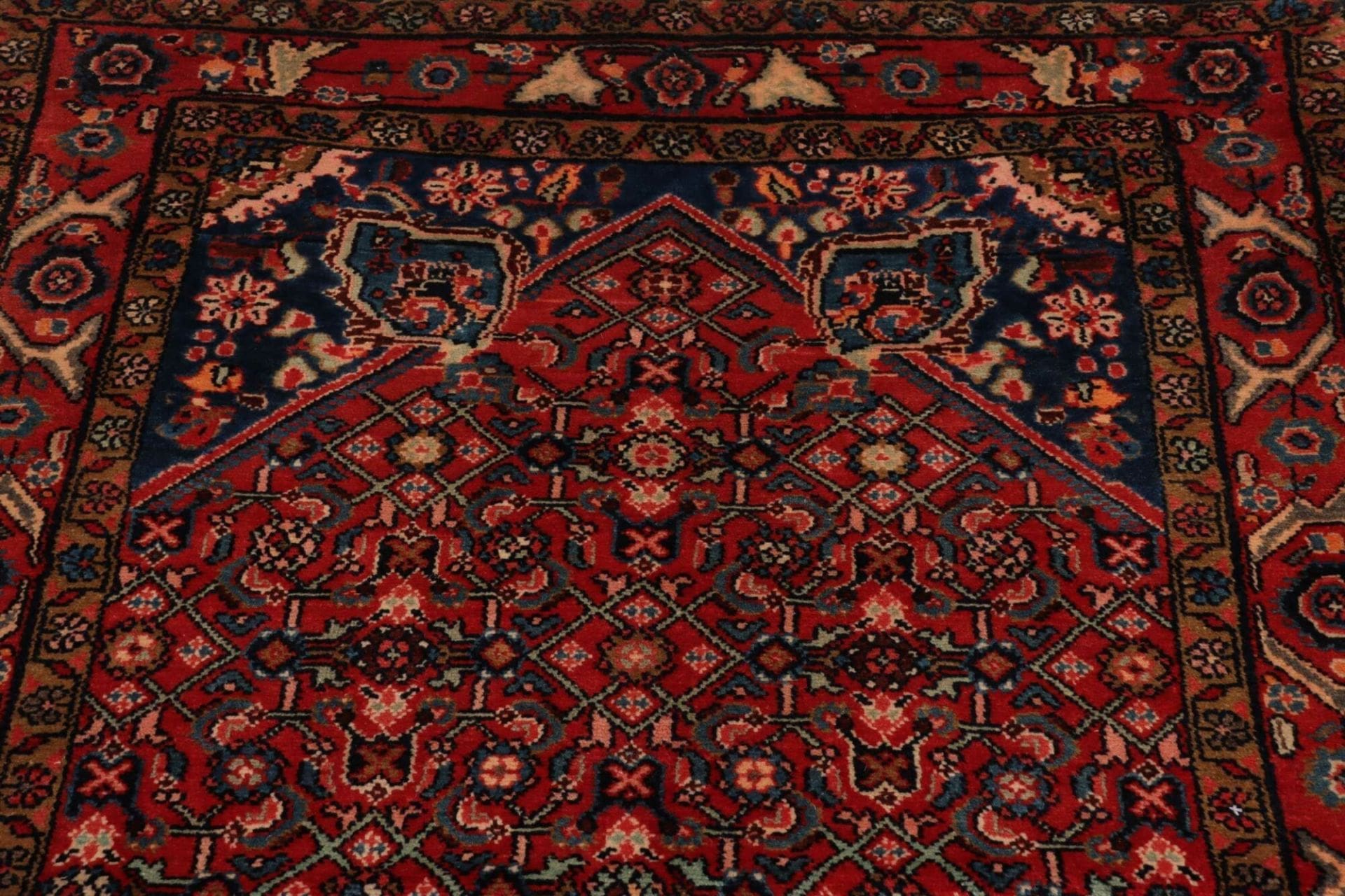 Handgeknüpfter Hamadan Herati Perserteppich, 115 × 356 cm, Wolle