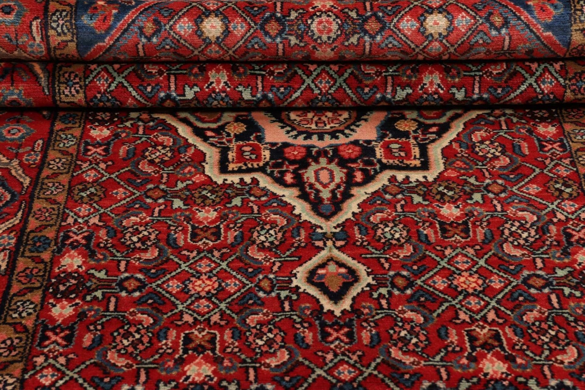 Handgeknüpfter Hamadan Herati Perserteppich, 115 × 356 cm, Wolle