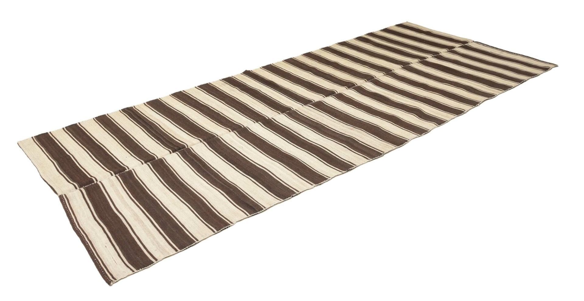 Handgewebter Kelim Perserteppich, 150 × 328 cm, Wolle