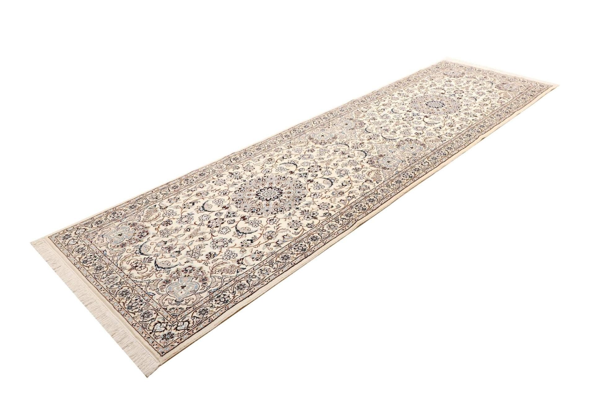 Handgeknüpfter Nain Perserteppich, 102 × 322 cm, Wolle