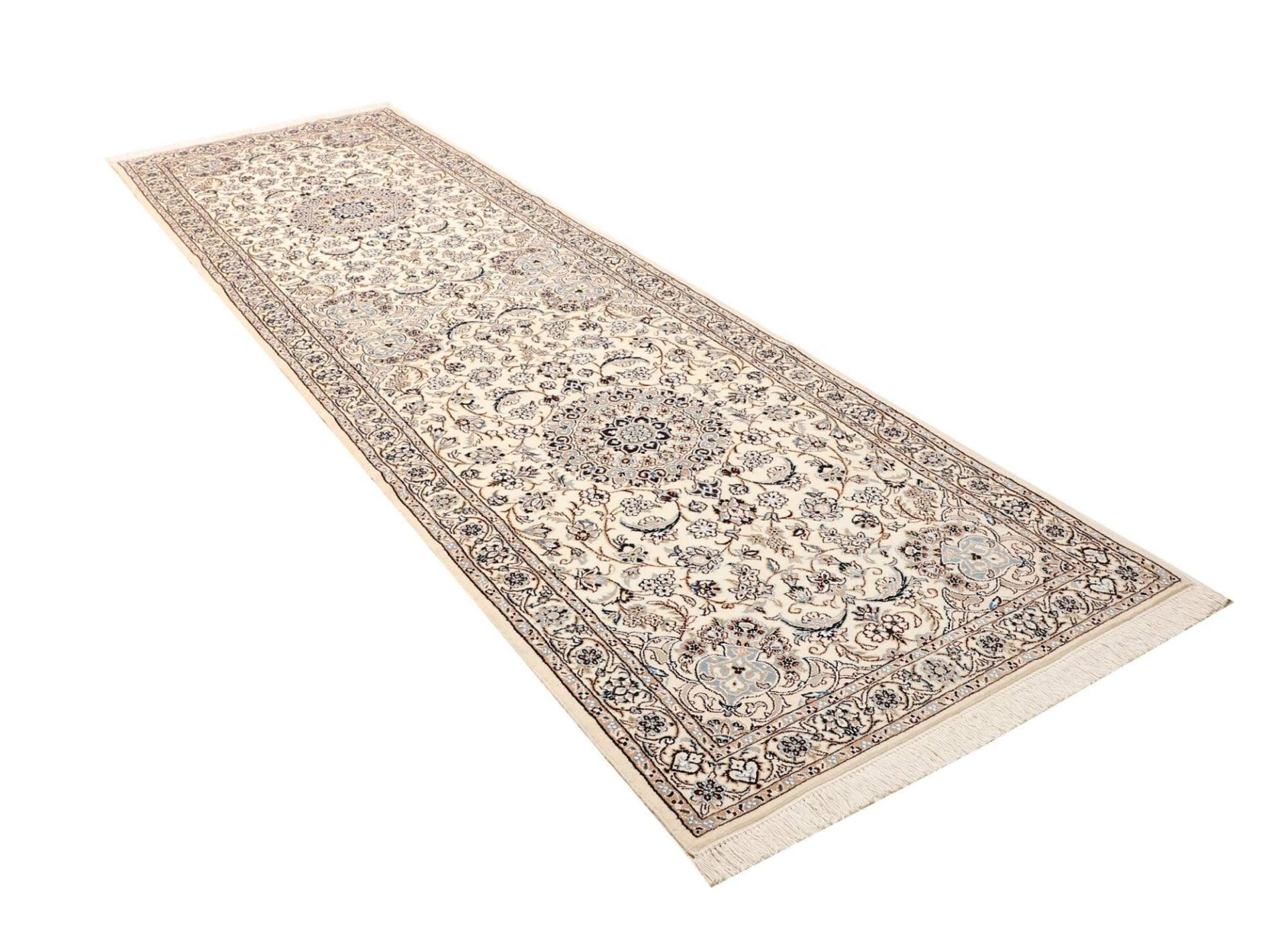 Handgeknüpfter Nain Perserteppich, 102 × 322 cm, Wolle