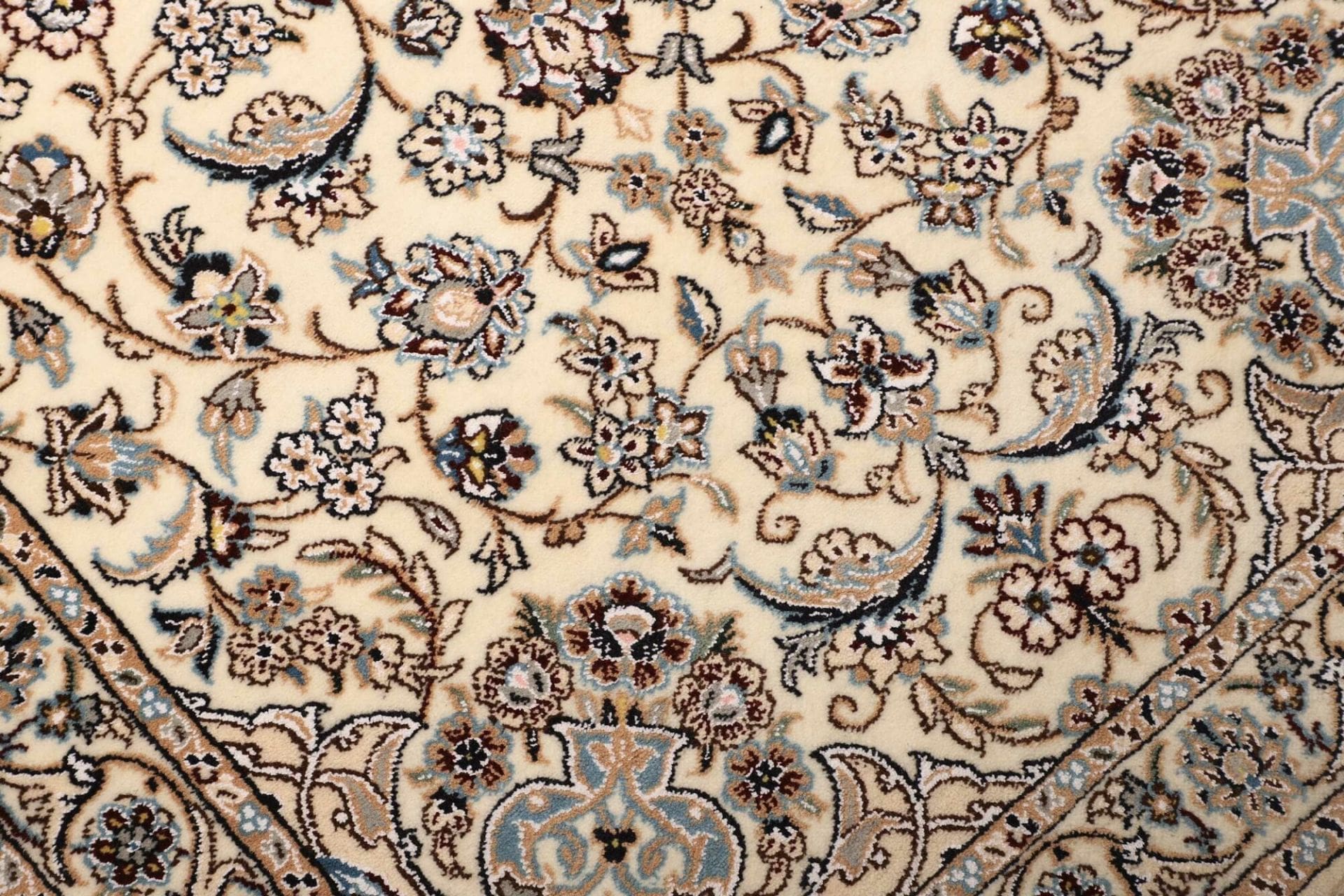 Handgeknüpfter Nain Perserteppich, 102 × 322 cm, Wolle