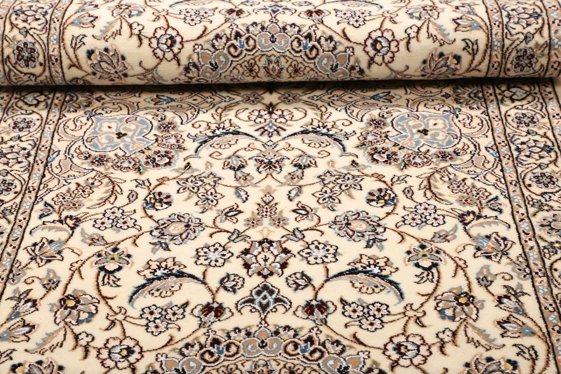 Handgeknüpfter Nain Perserteppich, 102 × 322 cm, Wolle
