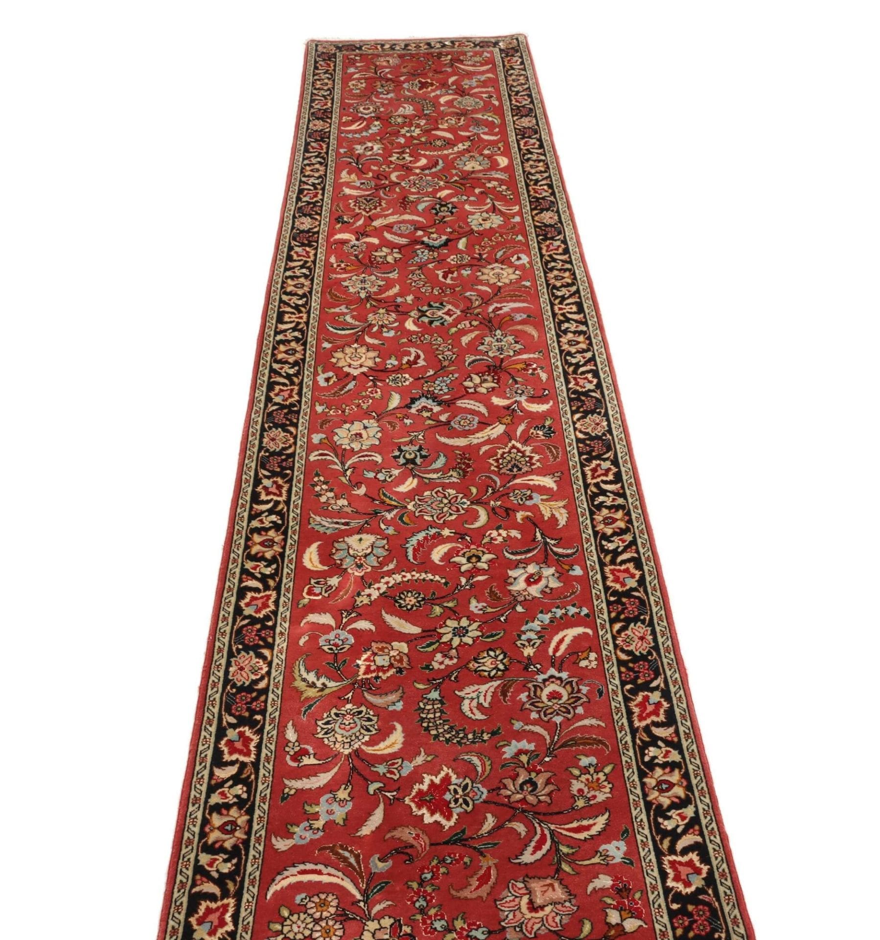 Ghom Perserteppich aus Iran, 71 × 312 cm