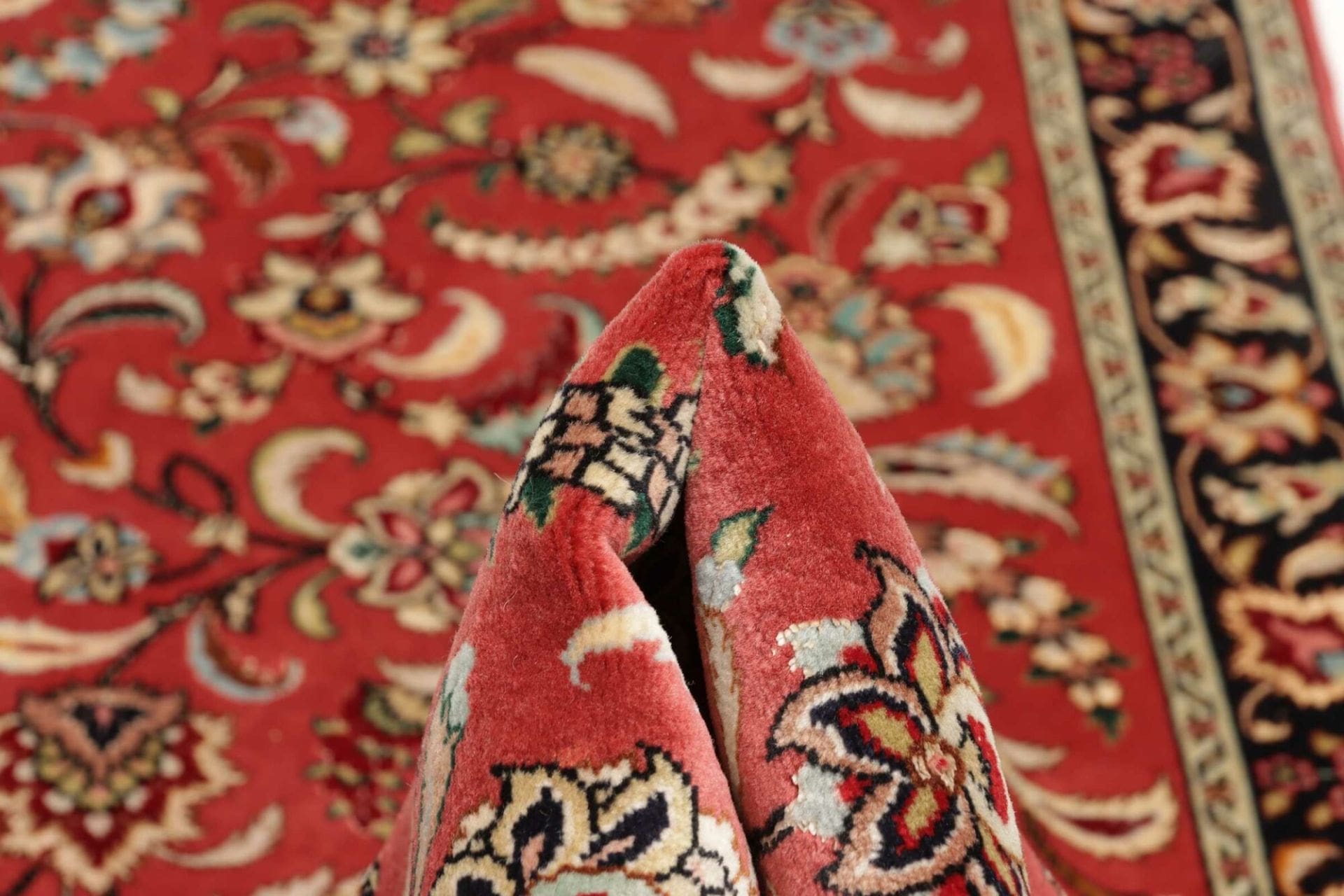 Ghom Perserteppich aus Iran, 71 × 312 cm