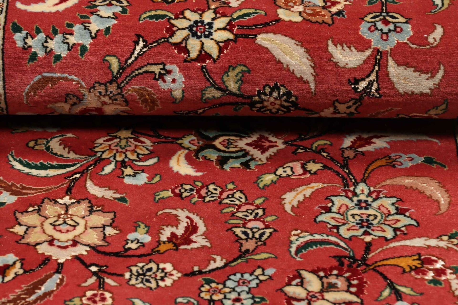 Ghom Perserteppich aus Iran, 71 × 312 cm