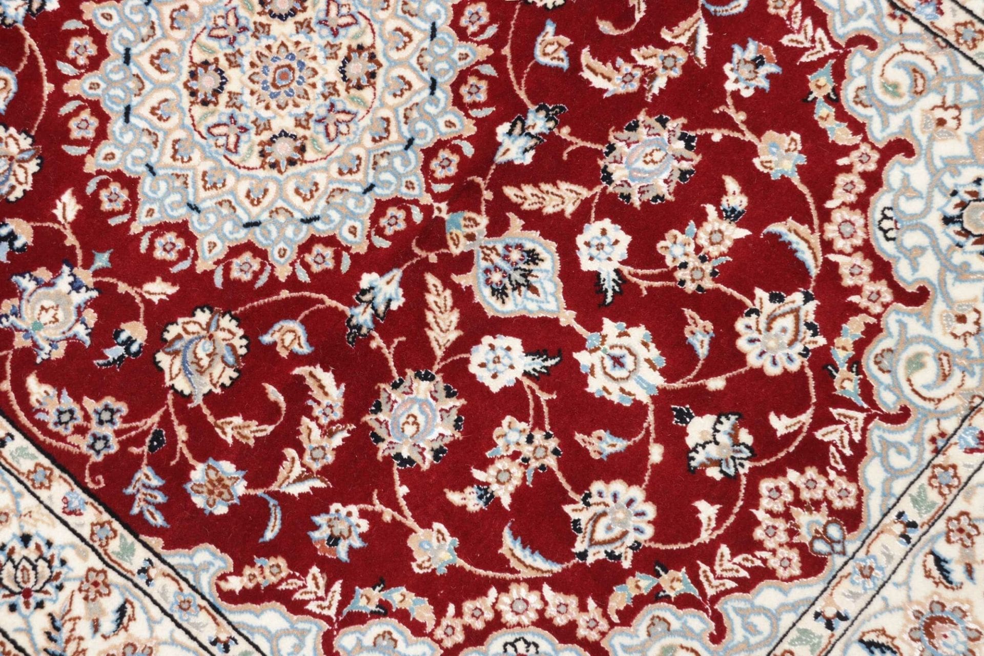 Nain Perserteppich 87 × 315 cm aus Wolle, handgeknüpft