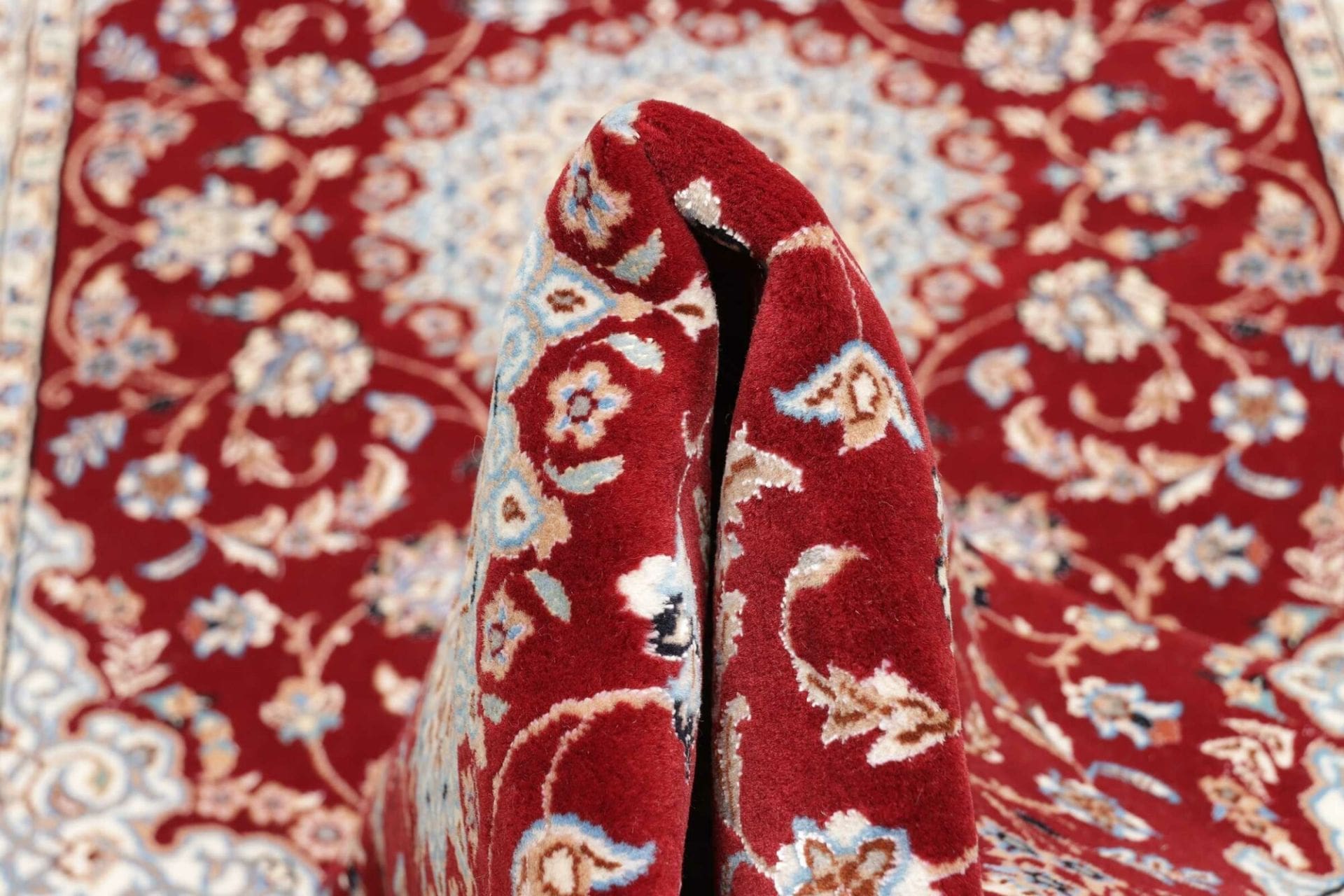 Nain Perserteppich 87 × 315 cm aus Wolle, handgeknüpft