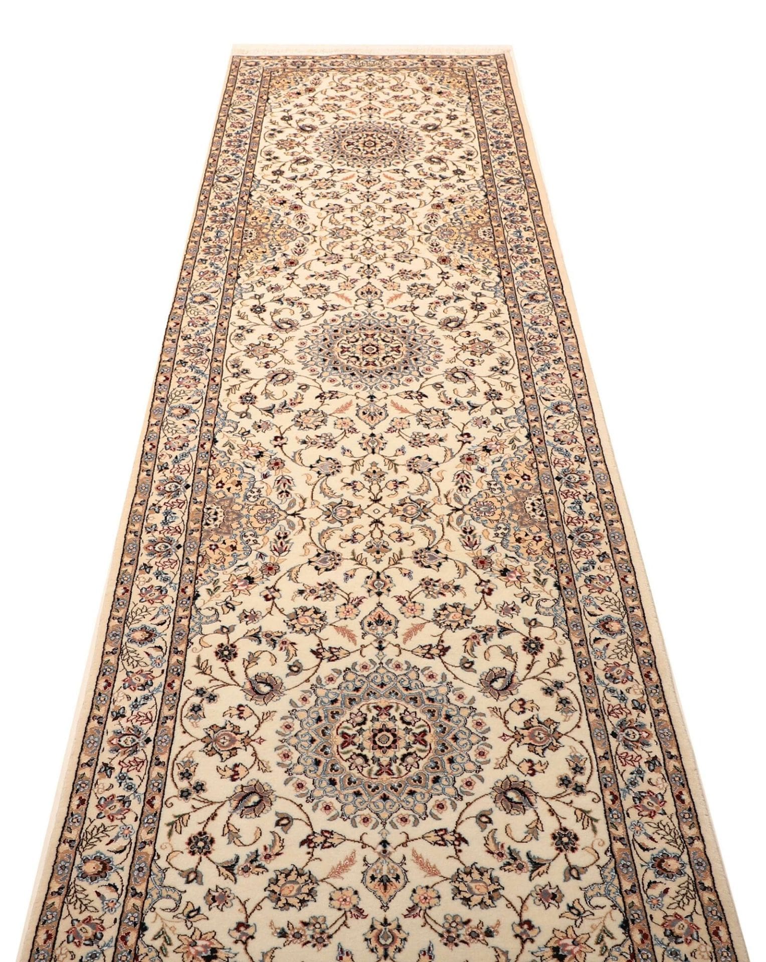 Nain Perserteppich 83 × 336 cm aus Wolle, handgeknüpft