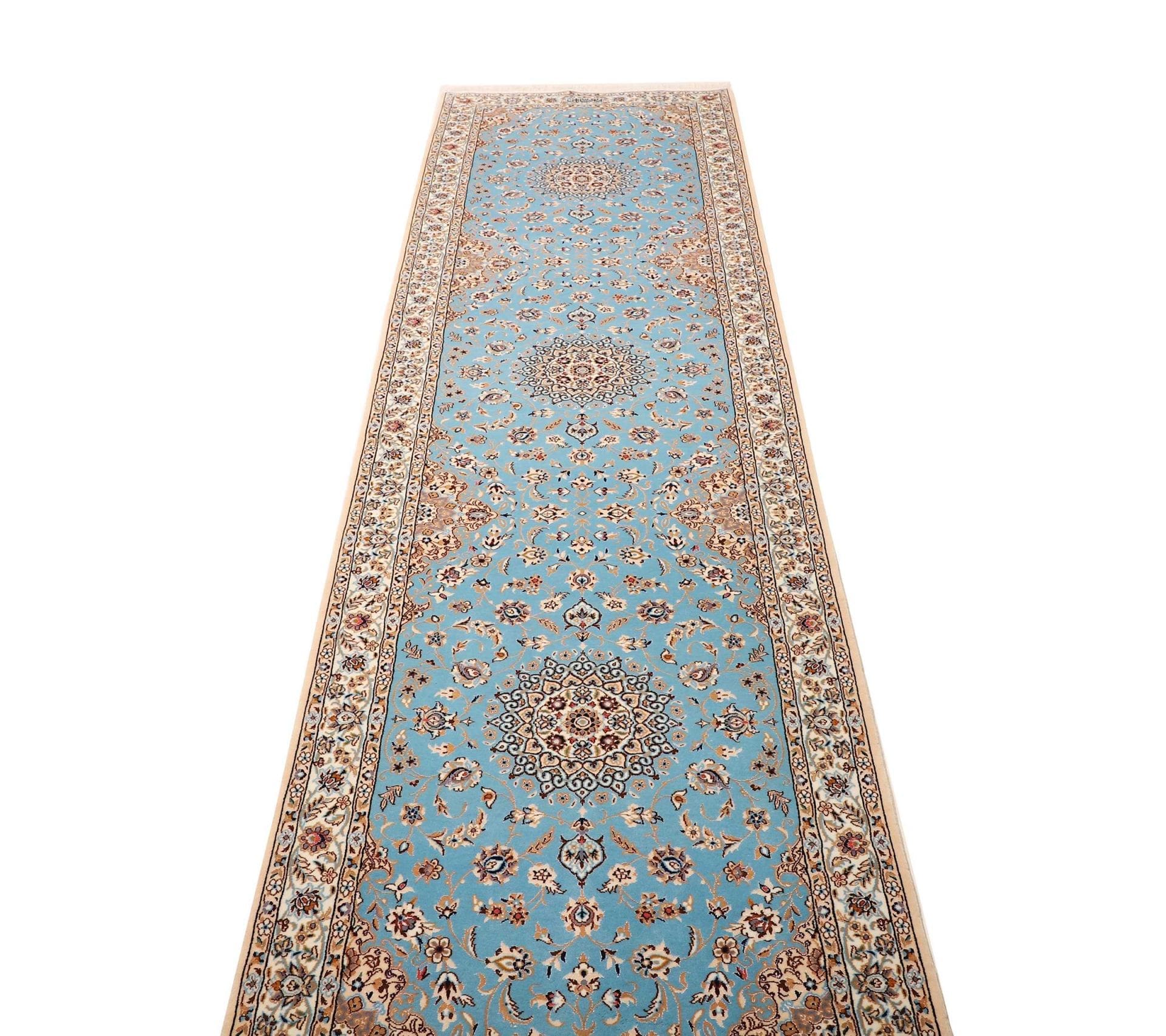 Nain Perserteppich aus Iran, 86 × 312 cm