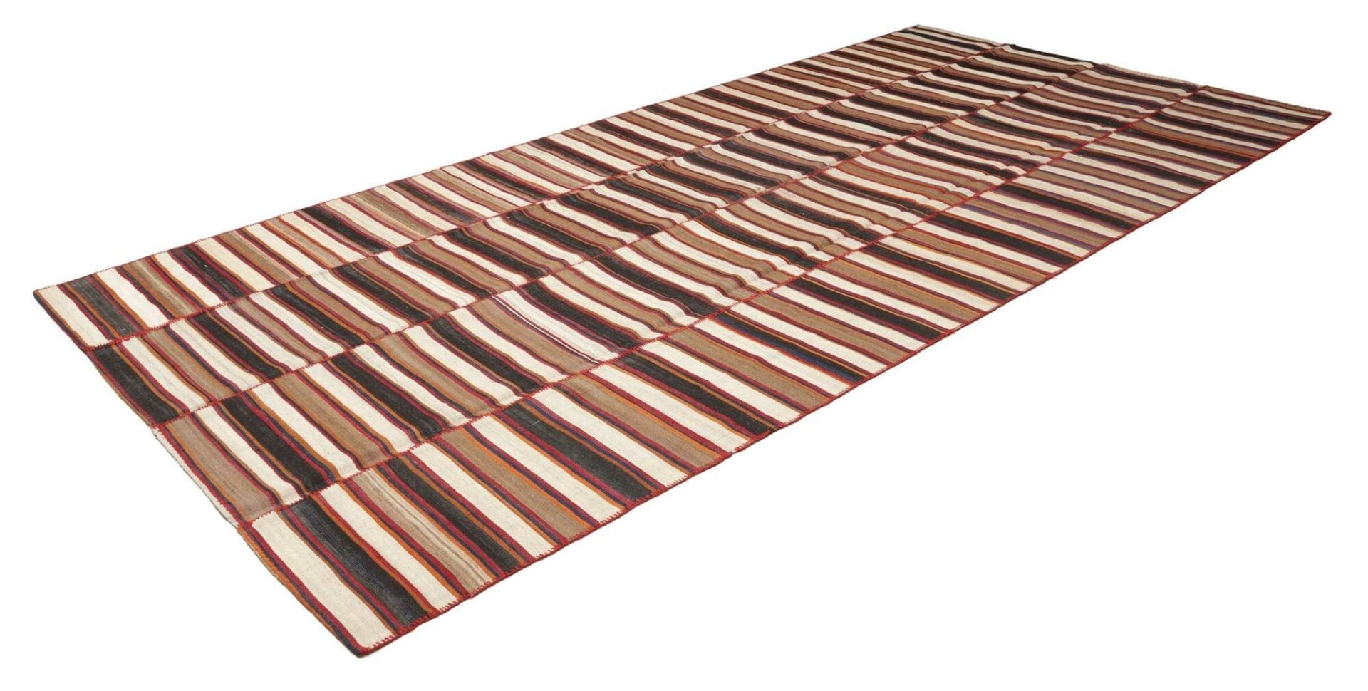 Handgewebter Kelim Perserteppich 197 × 392 cm