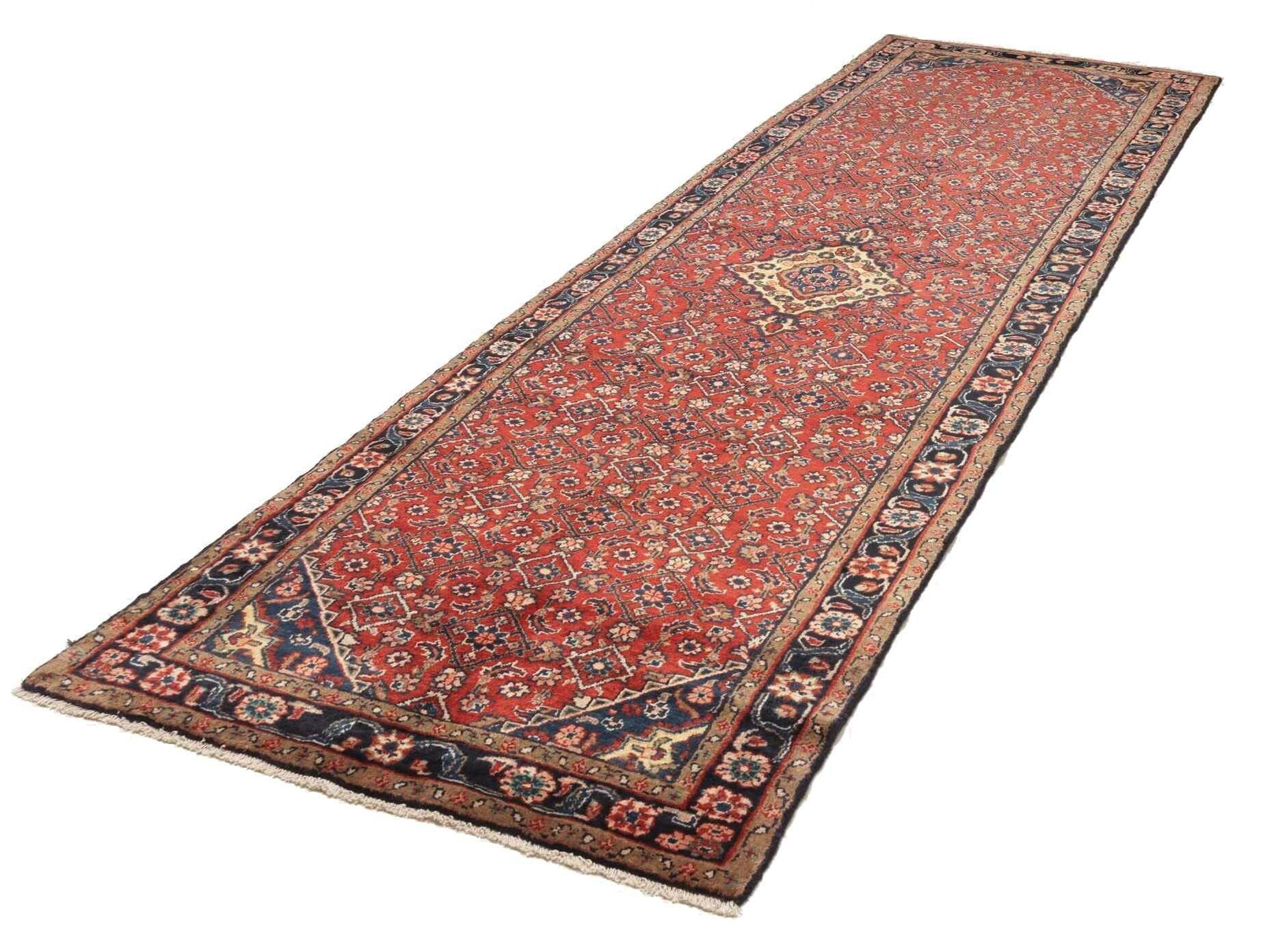 Handgeknüpfter Perserteppich, 110 × 368 cm, Wolle