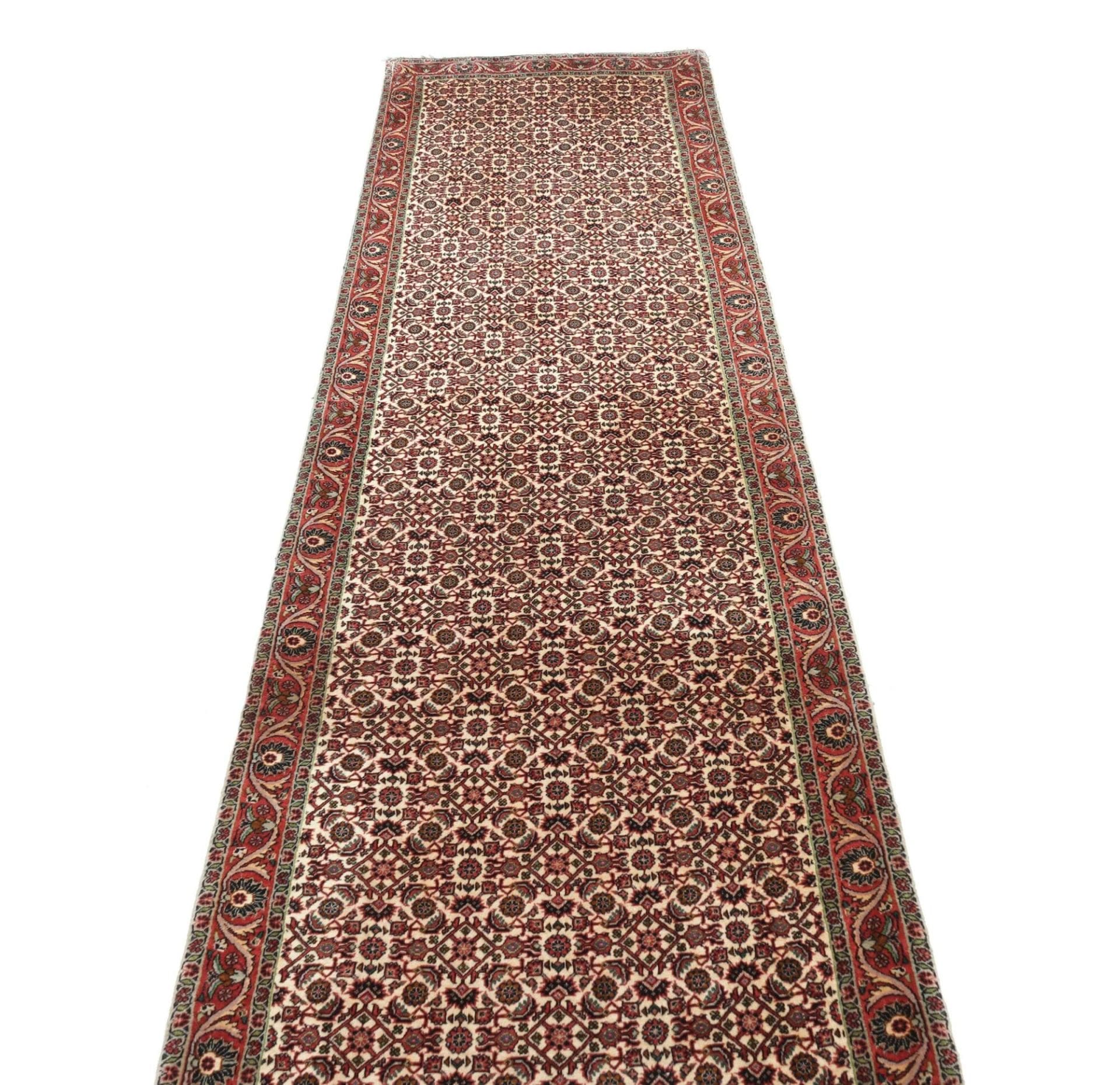 Bijar Perserteppich aus Iran, 90 × 306 cm