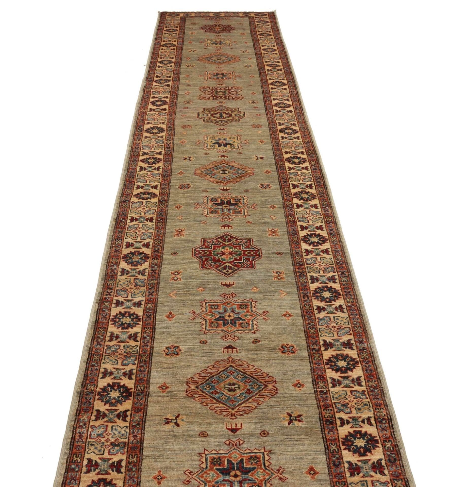 Kazak Orientteppich aus Pakistan, 86 × 578 cm