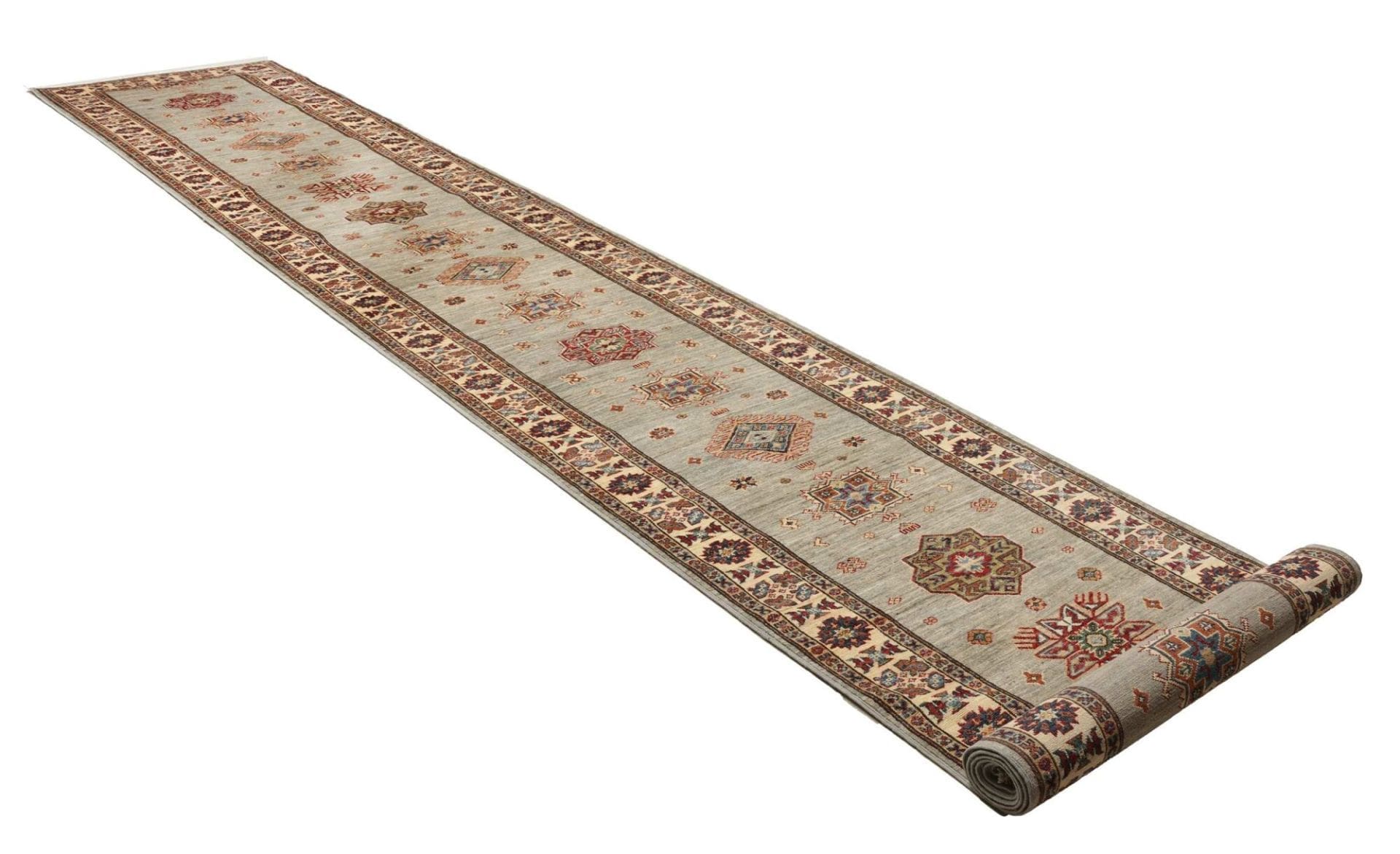 Handgeknüpfter Kazak Orientteppich 78 × 597 cm