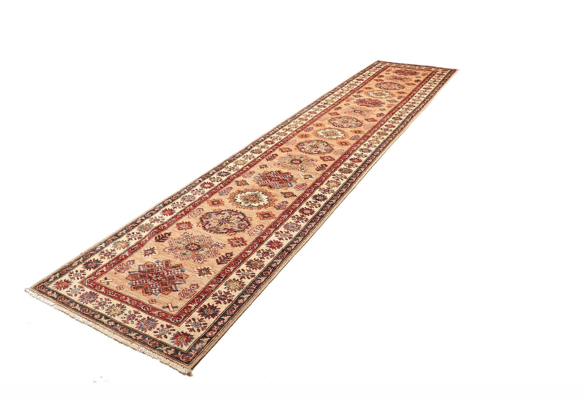 Handgeknüpfter Kazak Orientteppich, 89 × 405 cm, Wolle