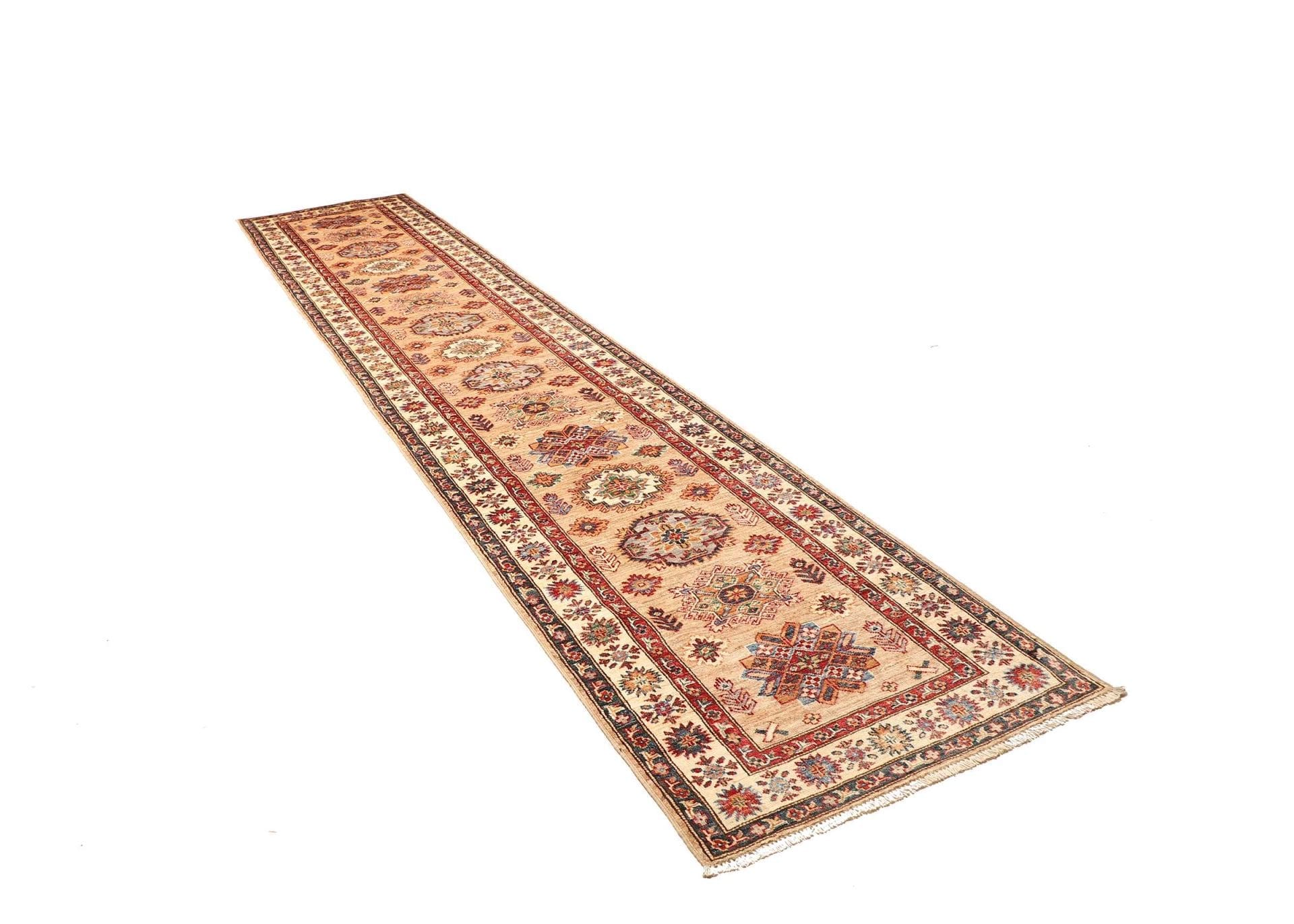 Handgeknüpfter Kazak Orientteppich, 89 × 405 cm, Wolle