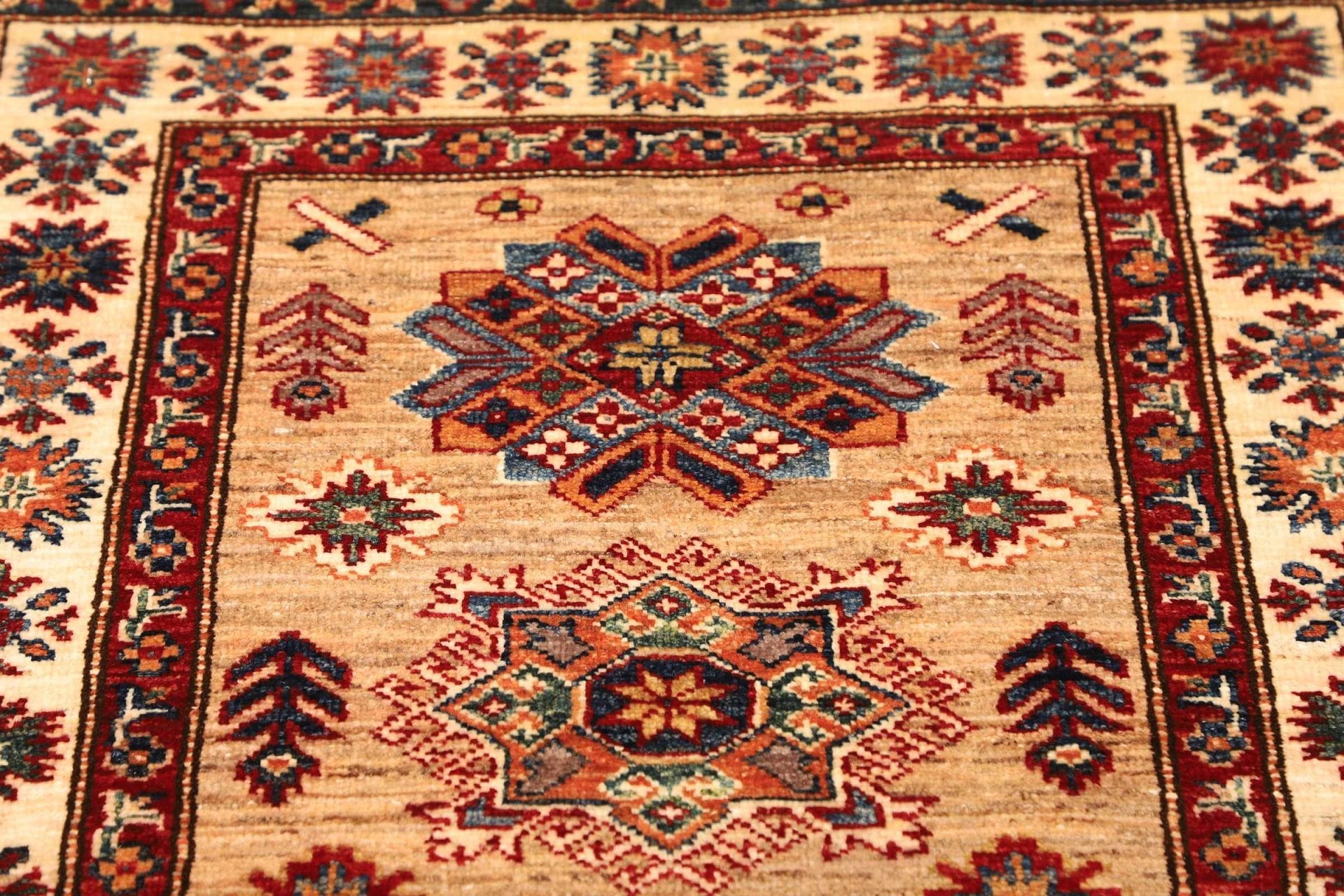 Handgeknüpfter Kazak Orientteppich, 89 × 405 cm, Wolle