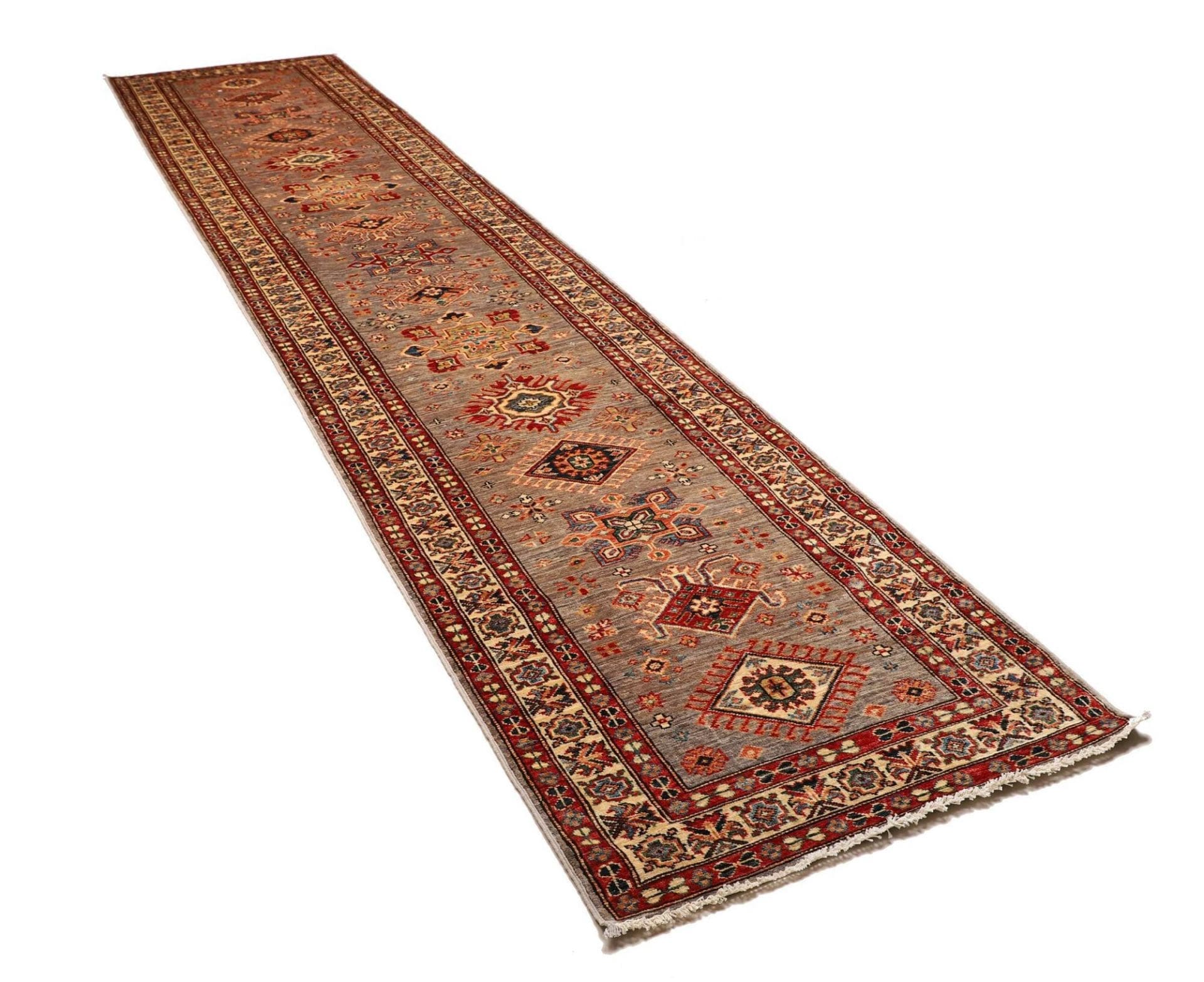 Handgeknüpfter Kazak Orientteppich 88 × 423 cm
