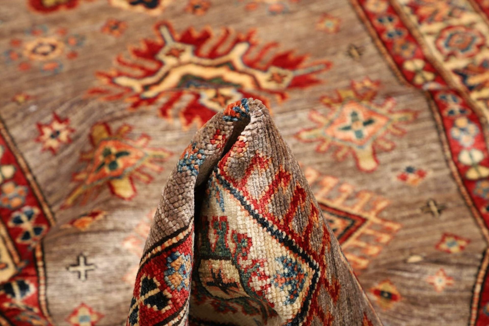 Handgeknüpfter Kazak Orientteppich 88 × 423 cm