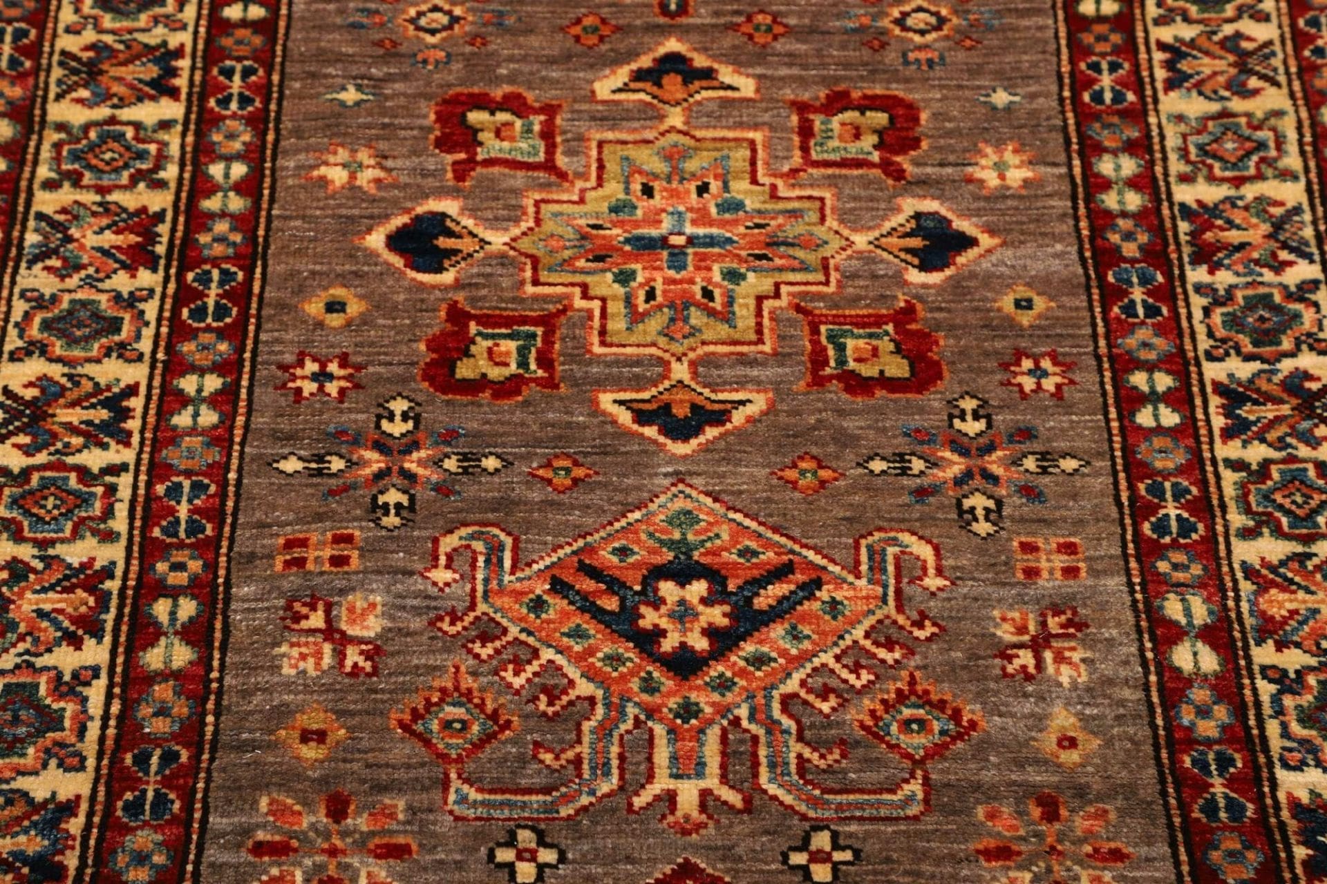Handgeknüpfter Kazak Orientteppich 88 × 423 cm