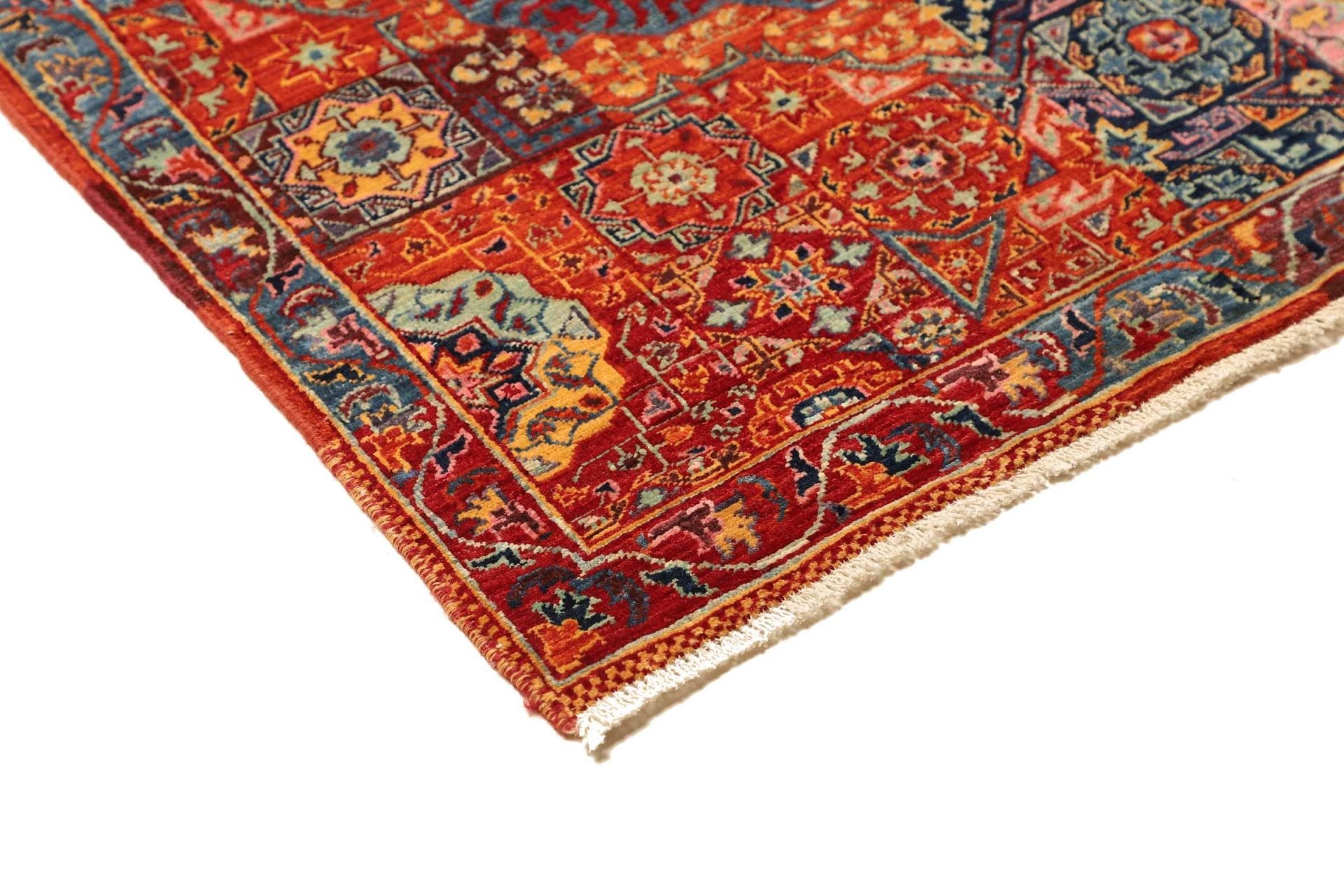 Handgeknüpfter Mamluk Orientteppich 89 × 402 cm