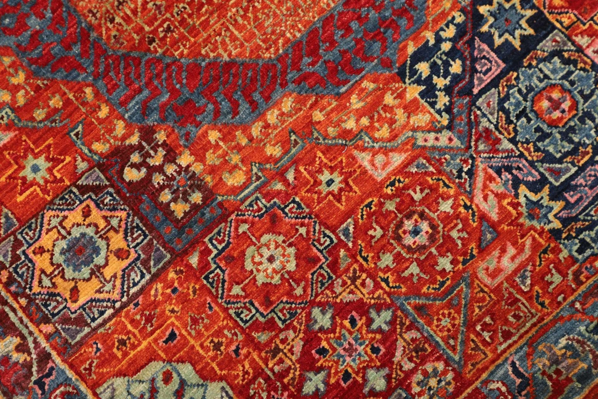Handgeknüpfter Mamluk Orientteppich 89 × 402 cm
