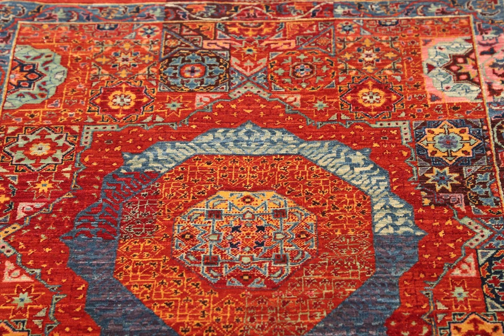 Handgeknüpfter Mamluk Orientteppich 89 × 402 cm