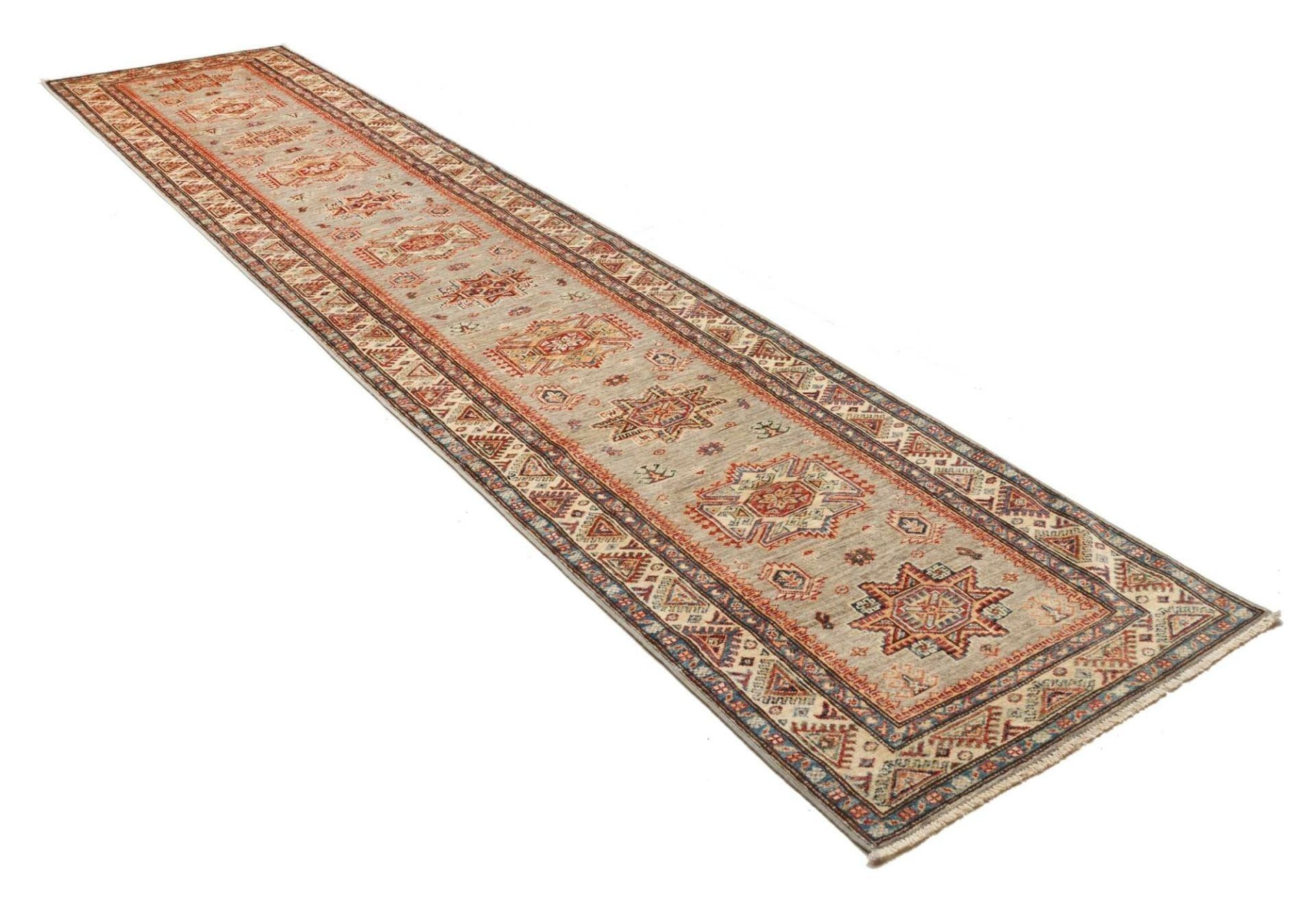 Kazak Orientteppich aus Pakistan, 89 × 413 cm